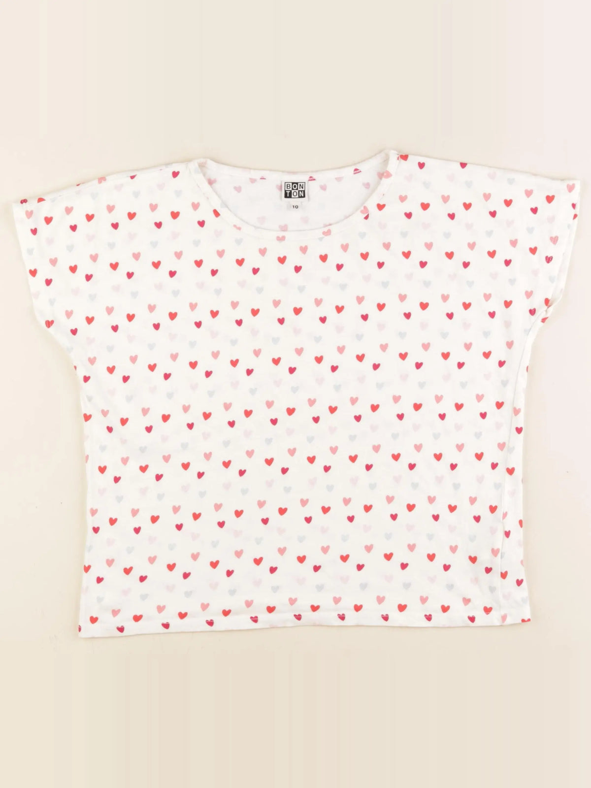 Bonton - tee-shirt rose - 10 ans