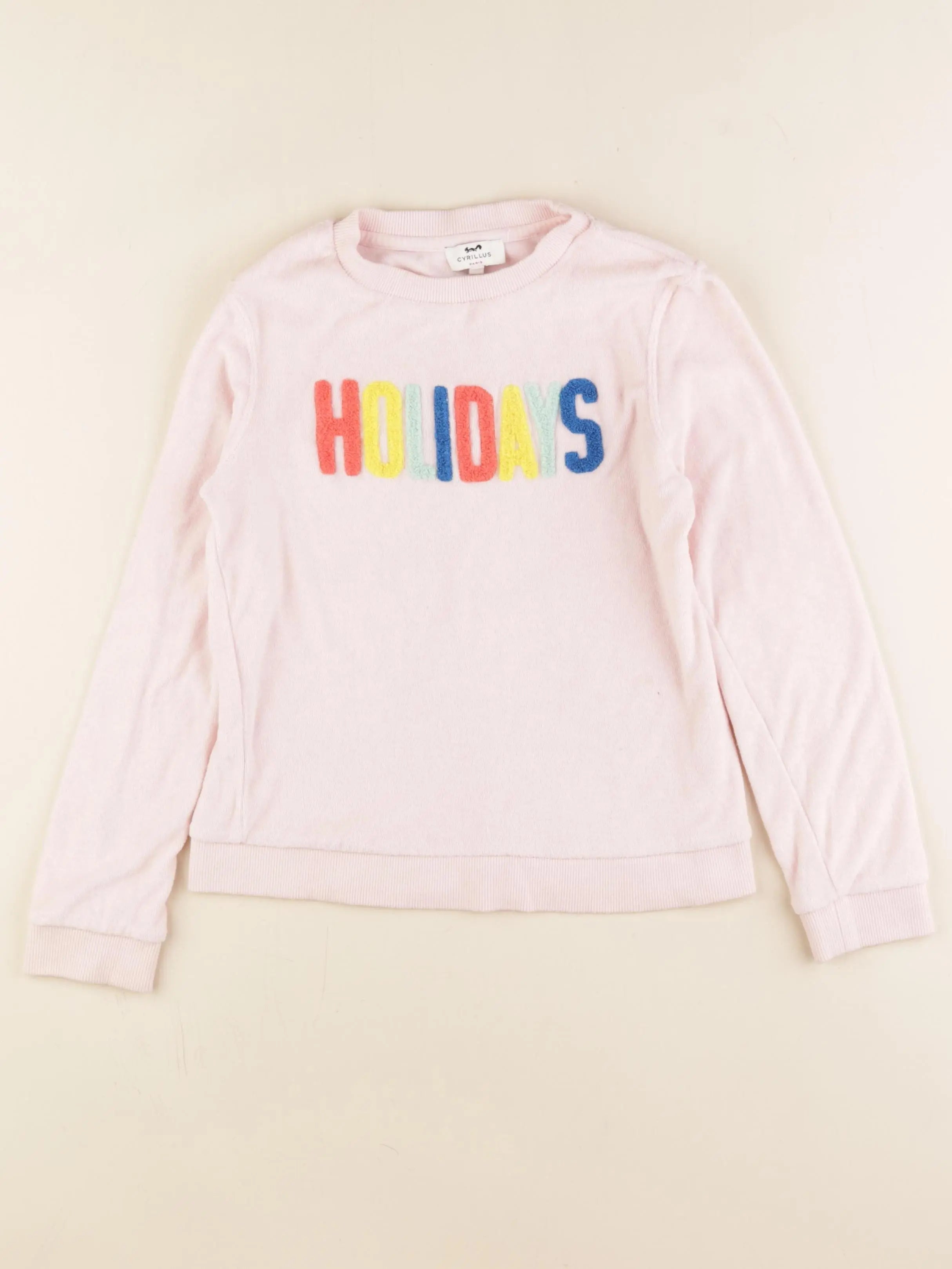 Cyrillus - pull rose - 10 ans