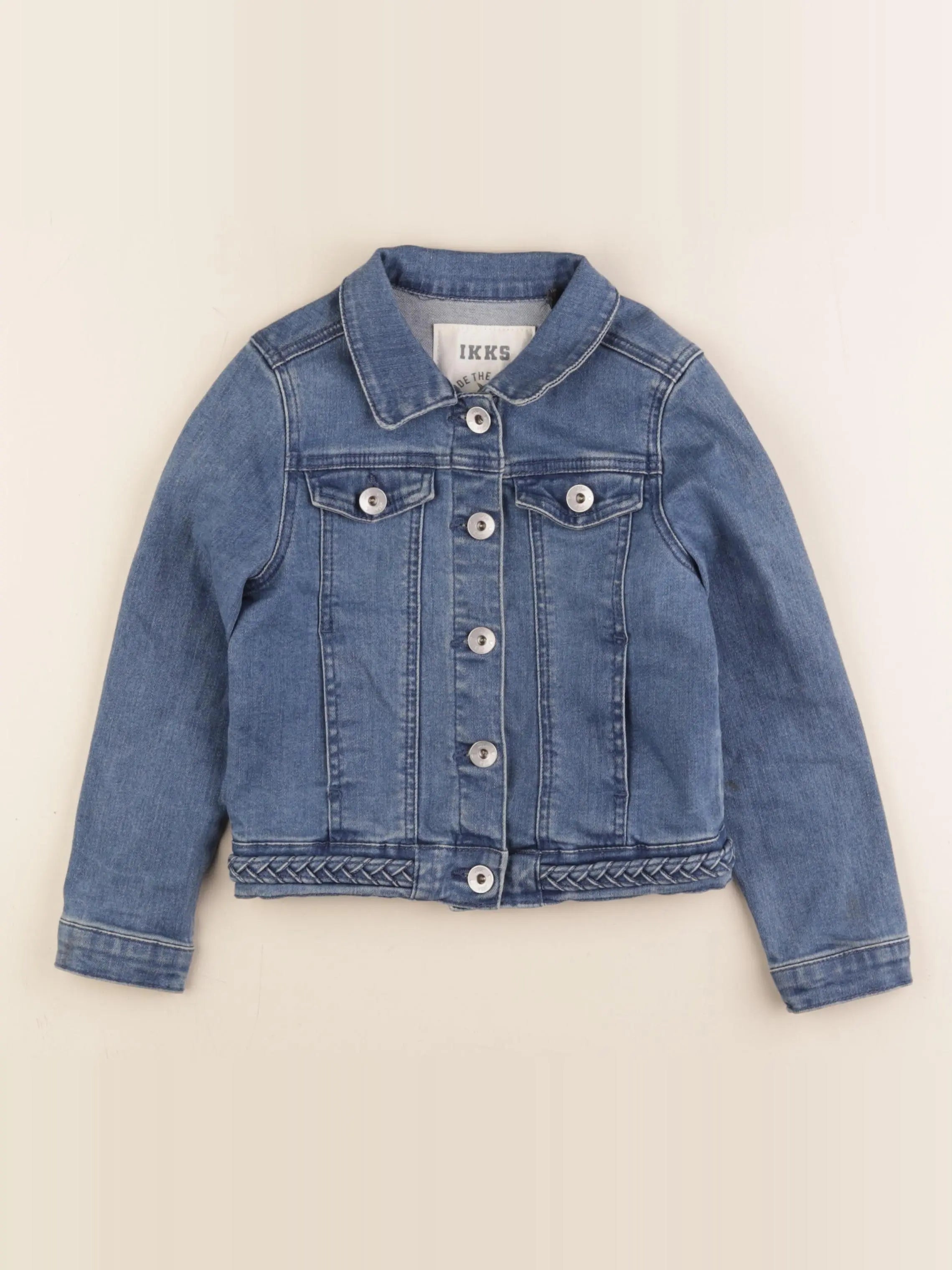 IKKS - veste imprimé au dos bleu - 5 ans