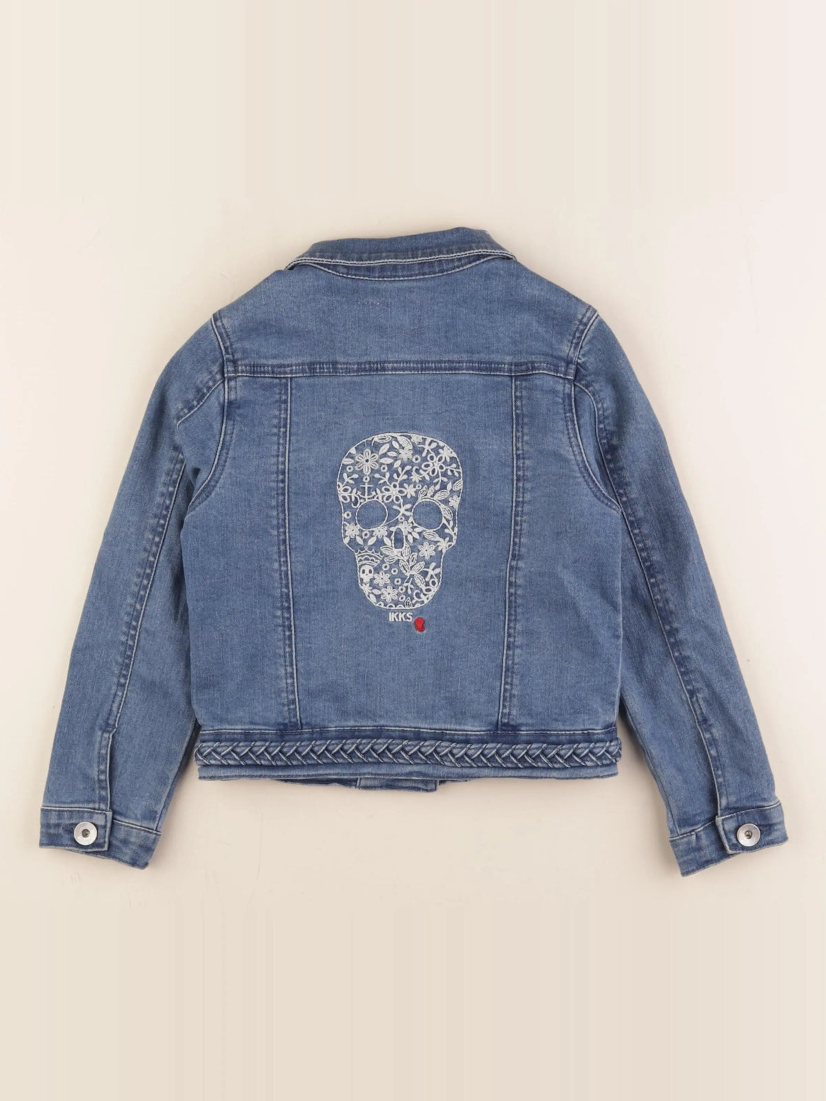 IKKS - veste imprimé au dos bleu - 5 ans