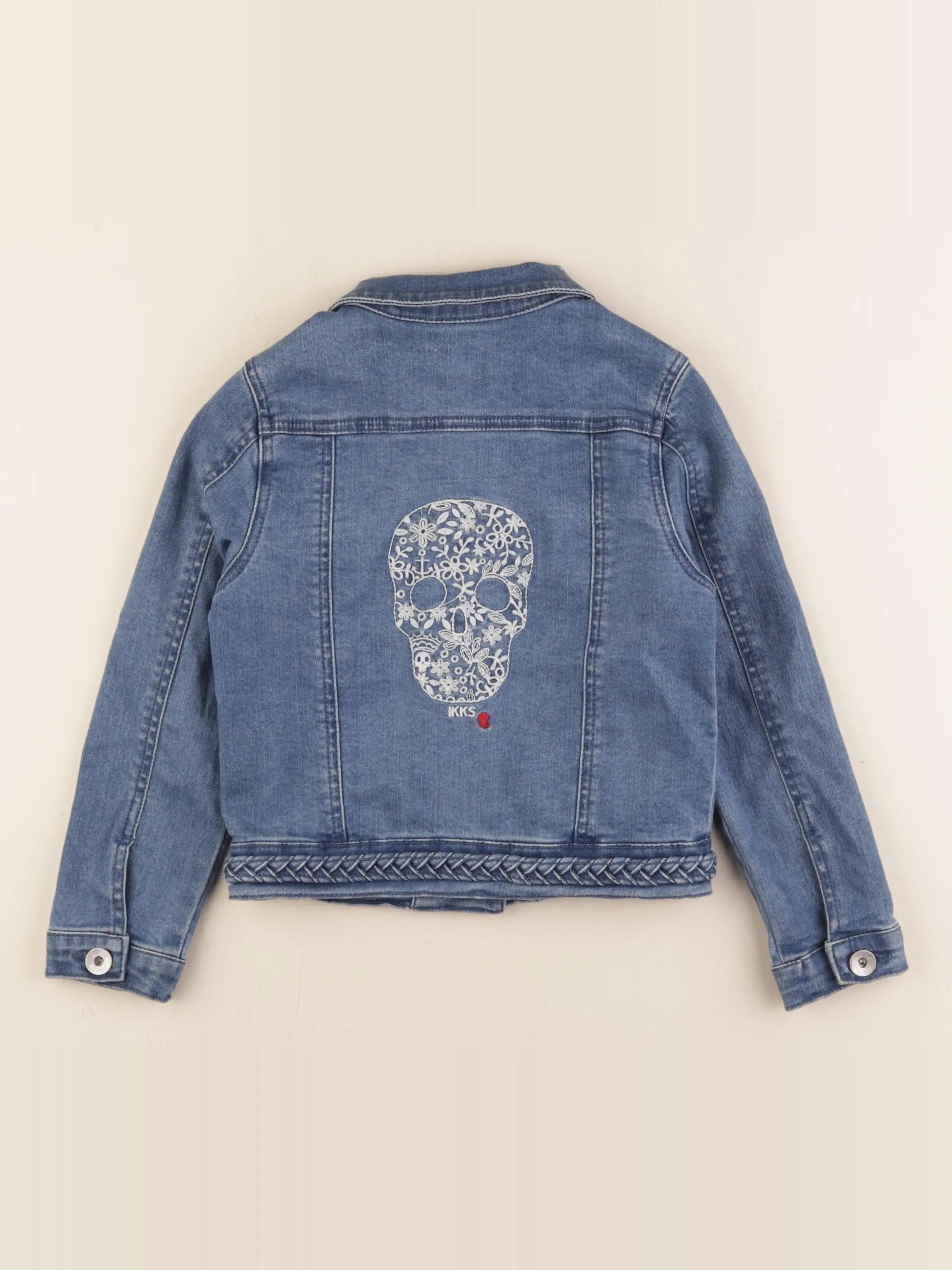 IKKS - veste imprimé au dos bleu - 5 ans