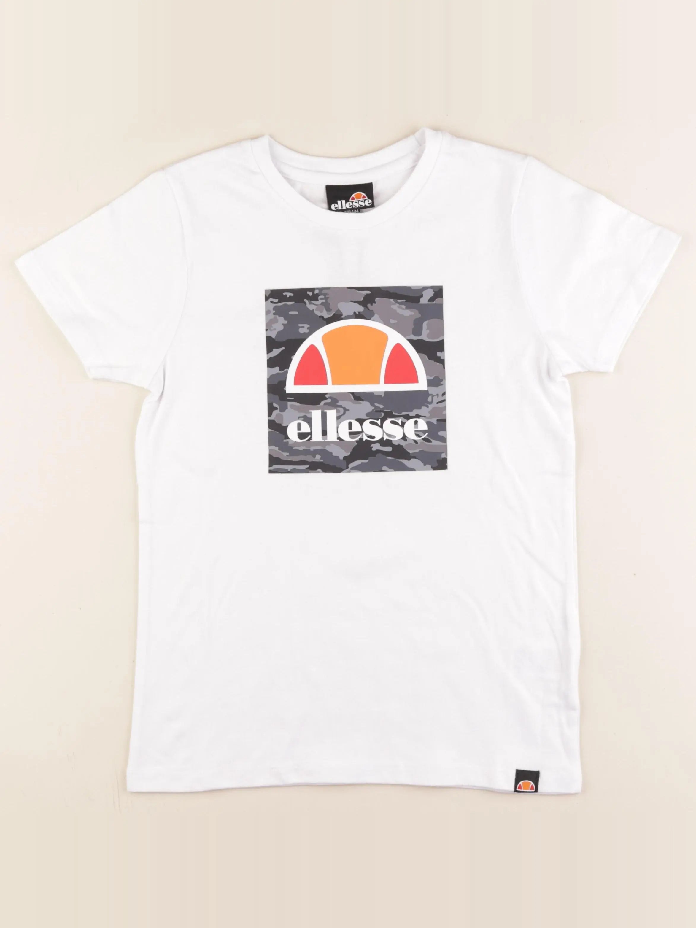 Ellesse - tee-shirt blanc - 8/9 ans