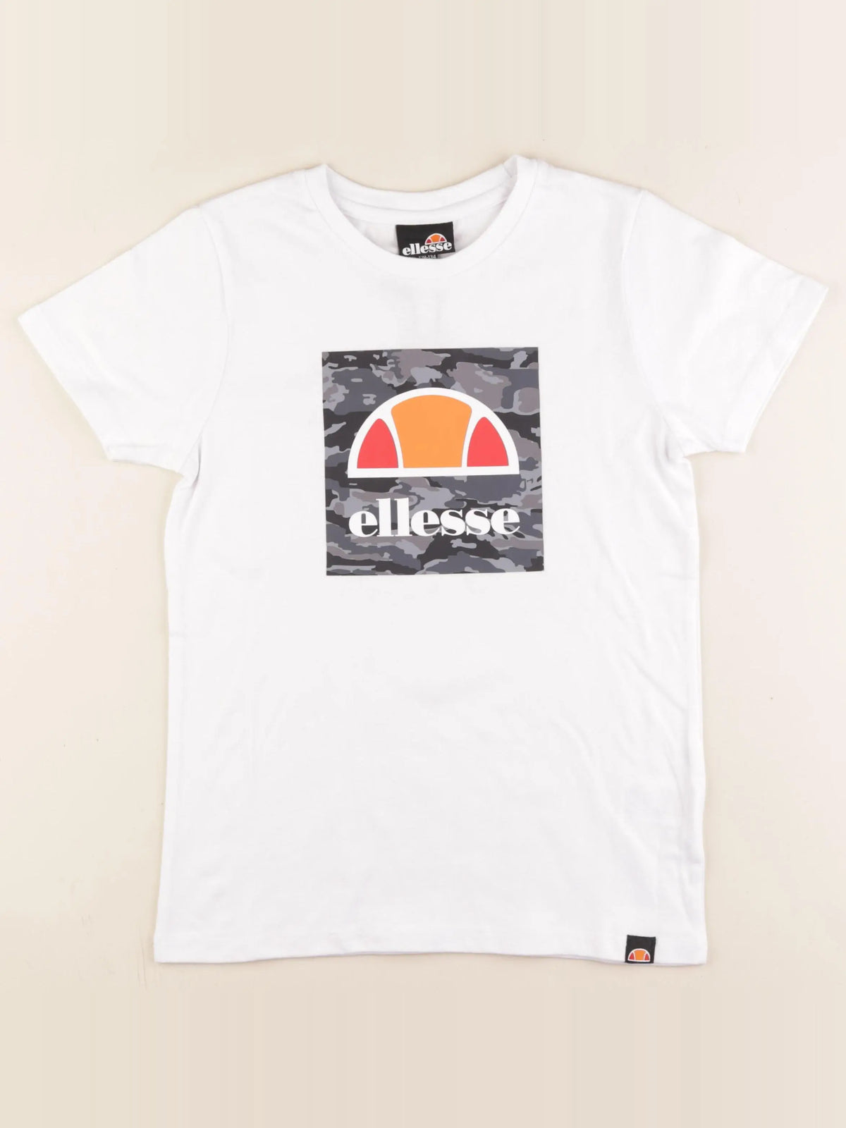 Ellesse - tee-shirt blanc - 8/9 ans