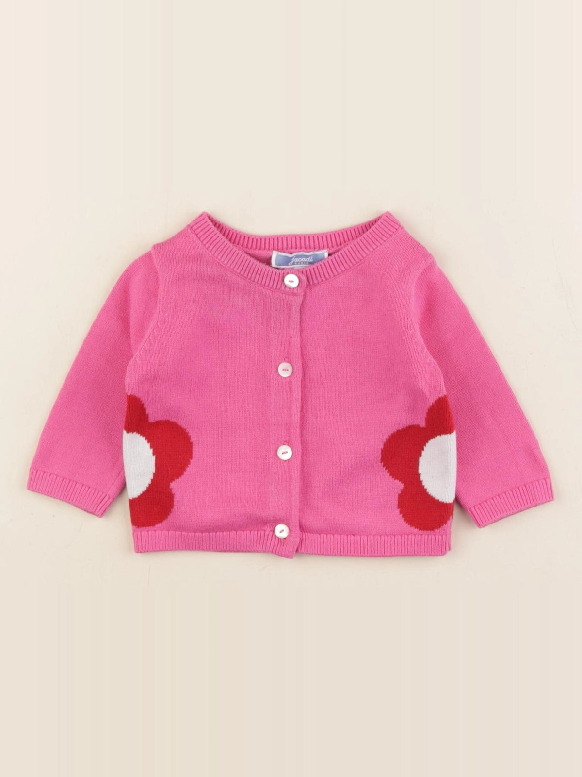 Jacadi - gilet rose - 3 mois