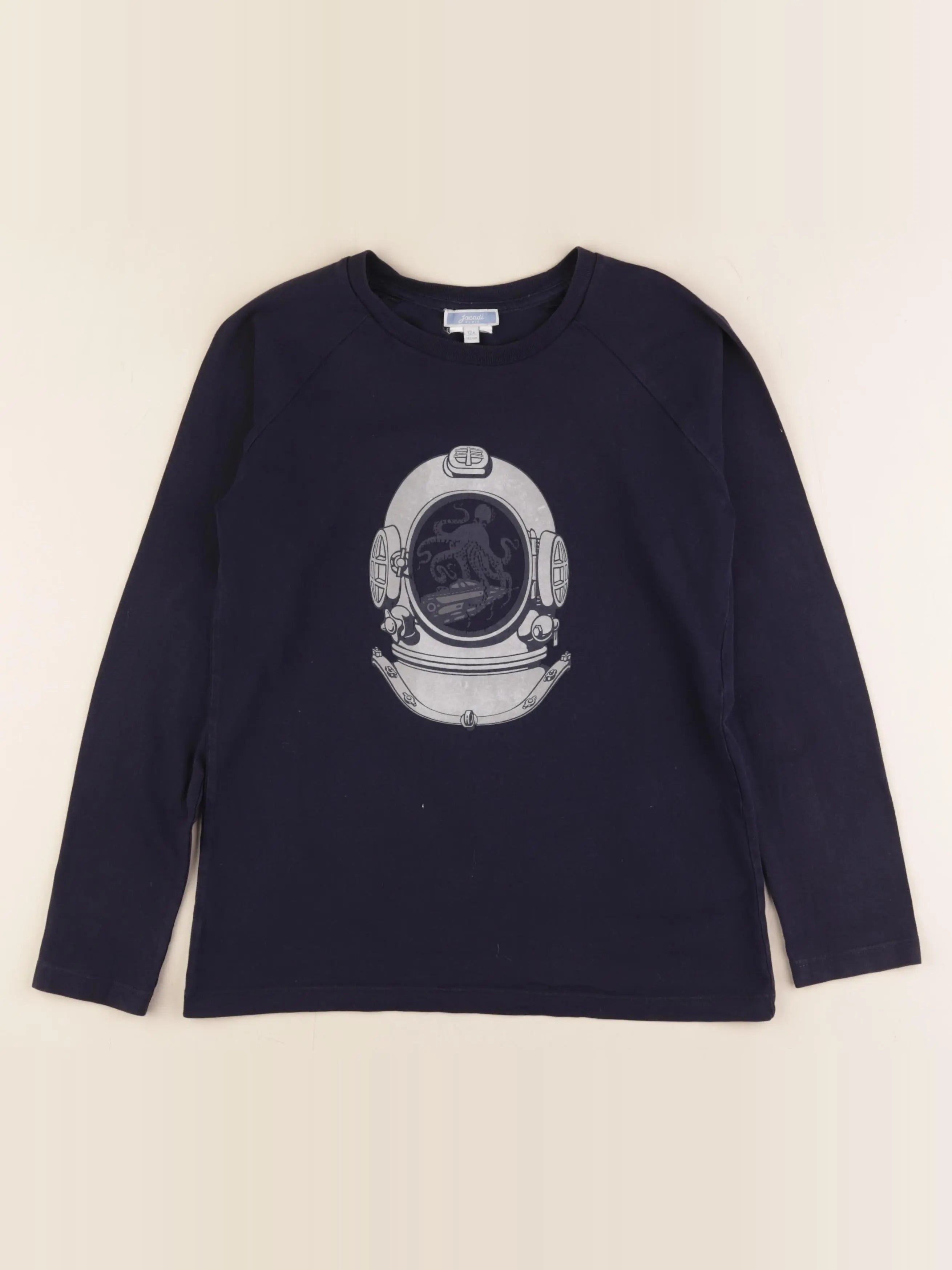 Jacadi - tee-shirt bleu - 12 ans