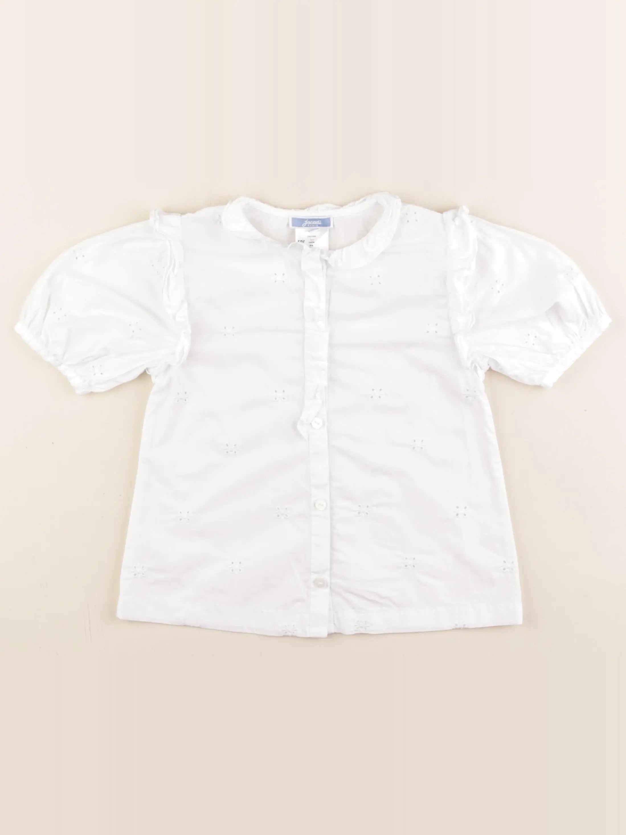 Jacadi - blouse blanc - 5 ans