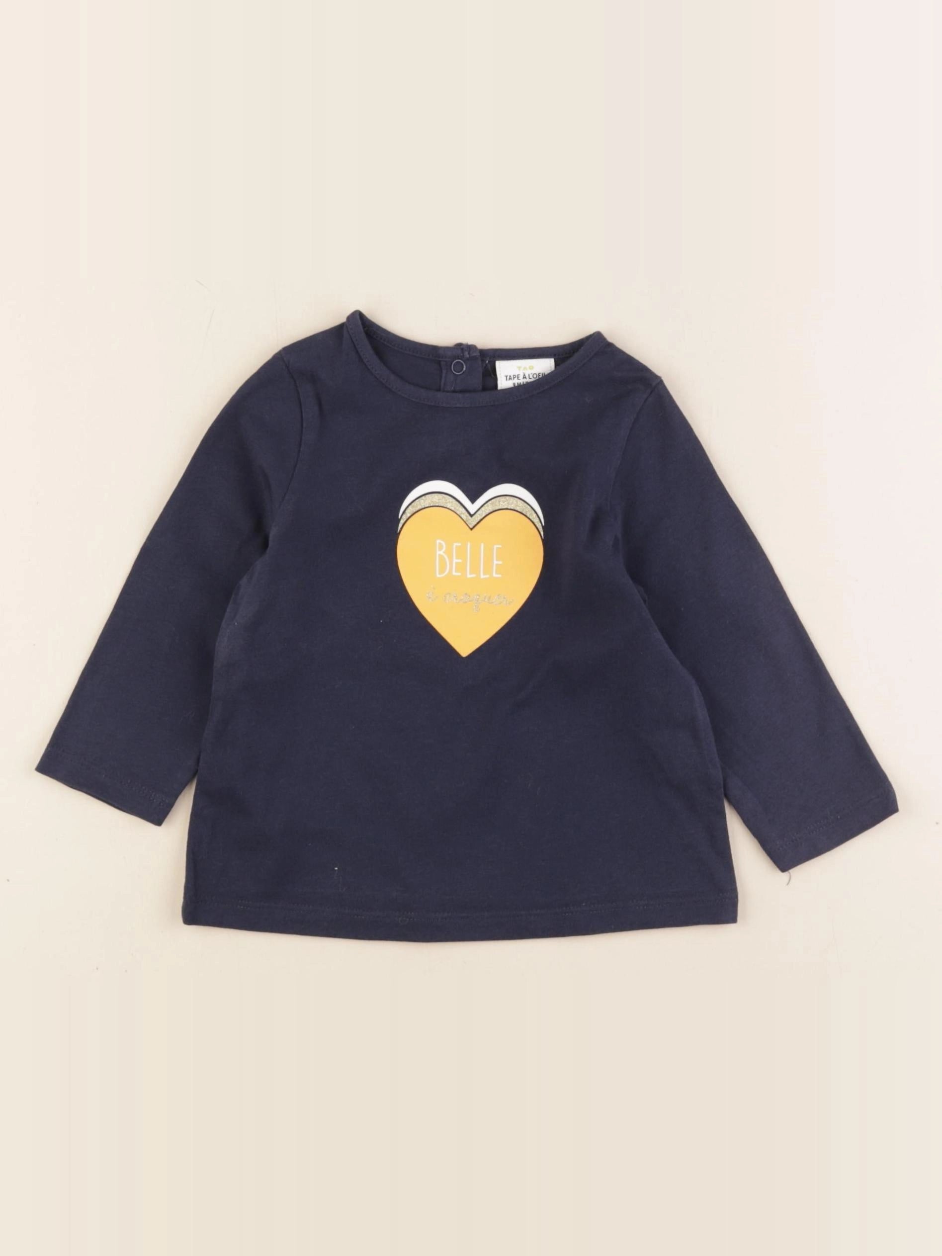 Tape à l'oeil - tee-shirt bleu - 9 mois