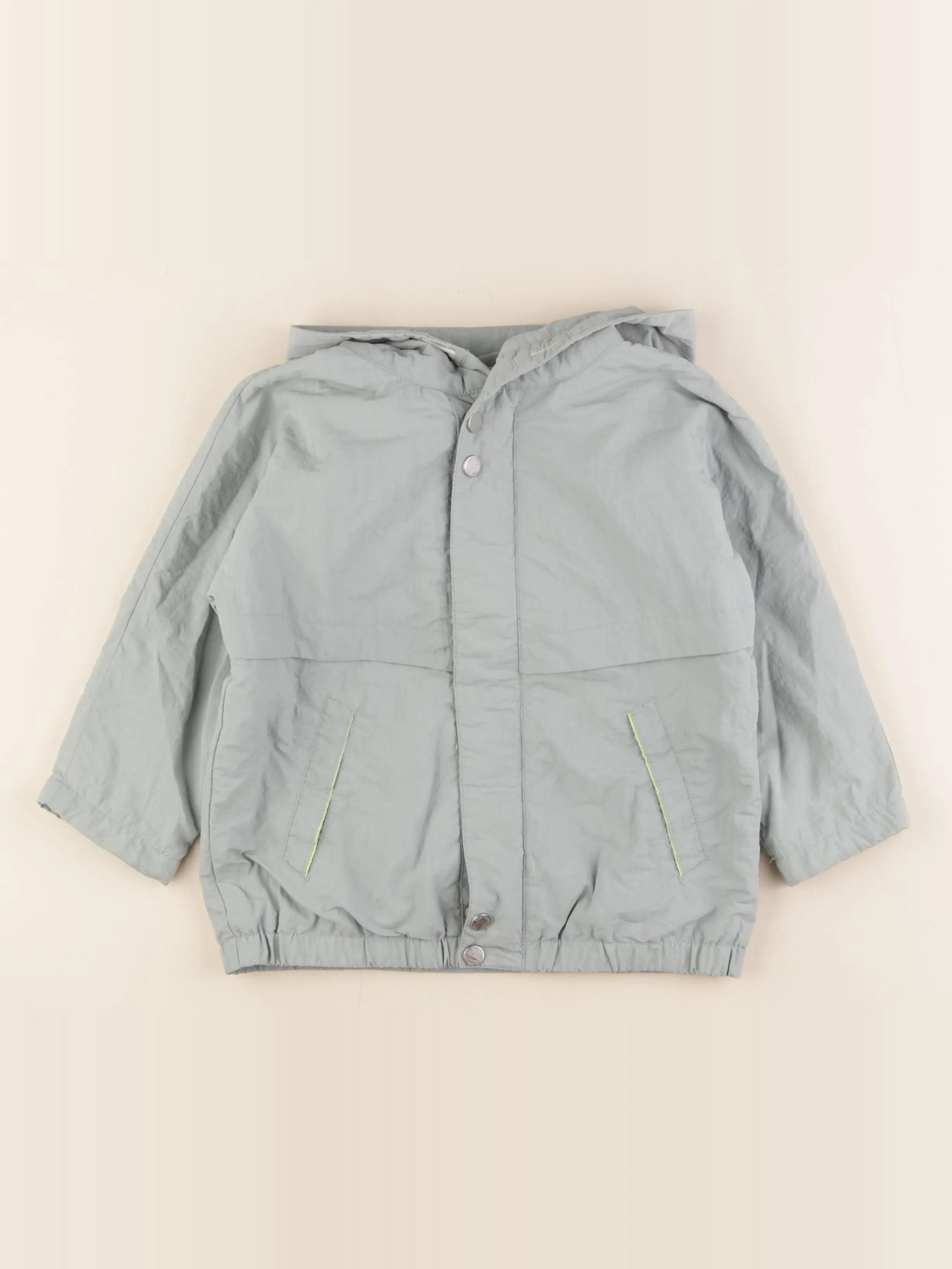 Zara - veste doublé vert - 2/3 ans