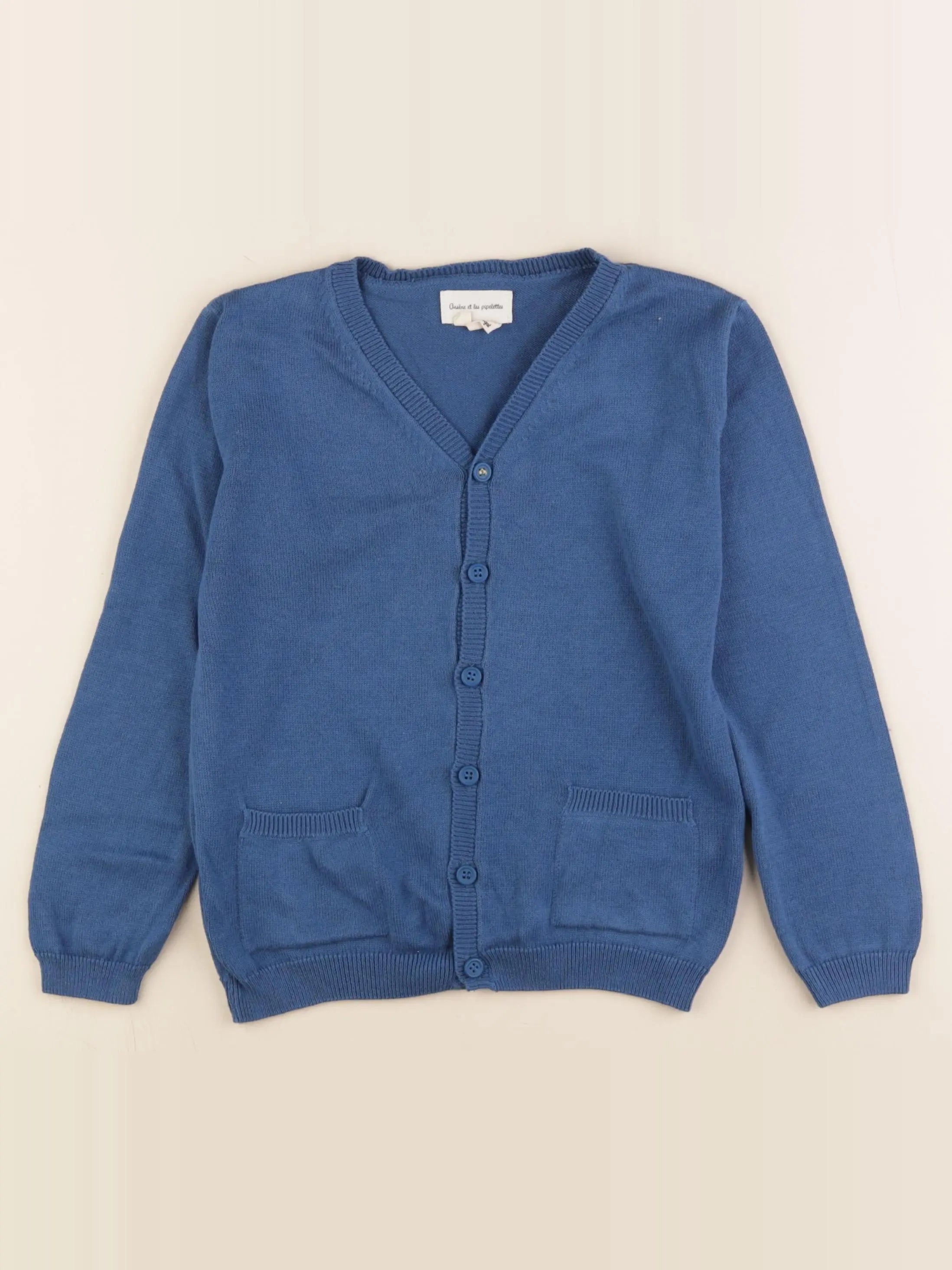 Arsène et les pipelettes - gilet bleu - 6 ans