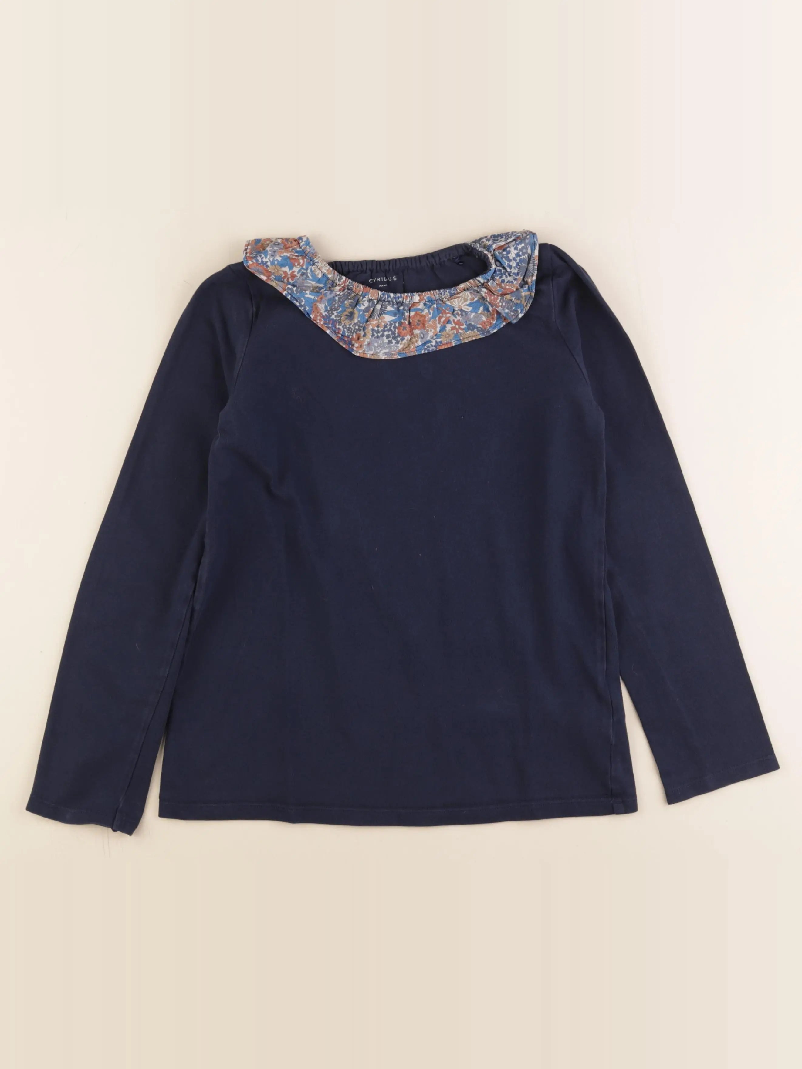 Cyrillus - tee-shirt bleu - 12 ans