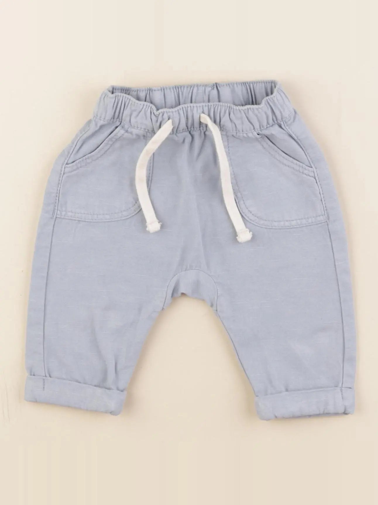 Tape à l'oeil - pantalon bleu - 3 mois