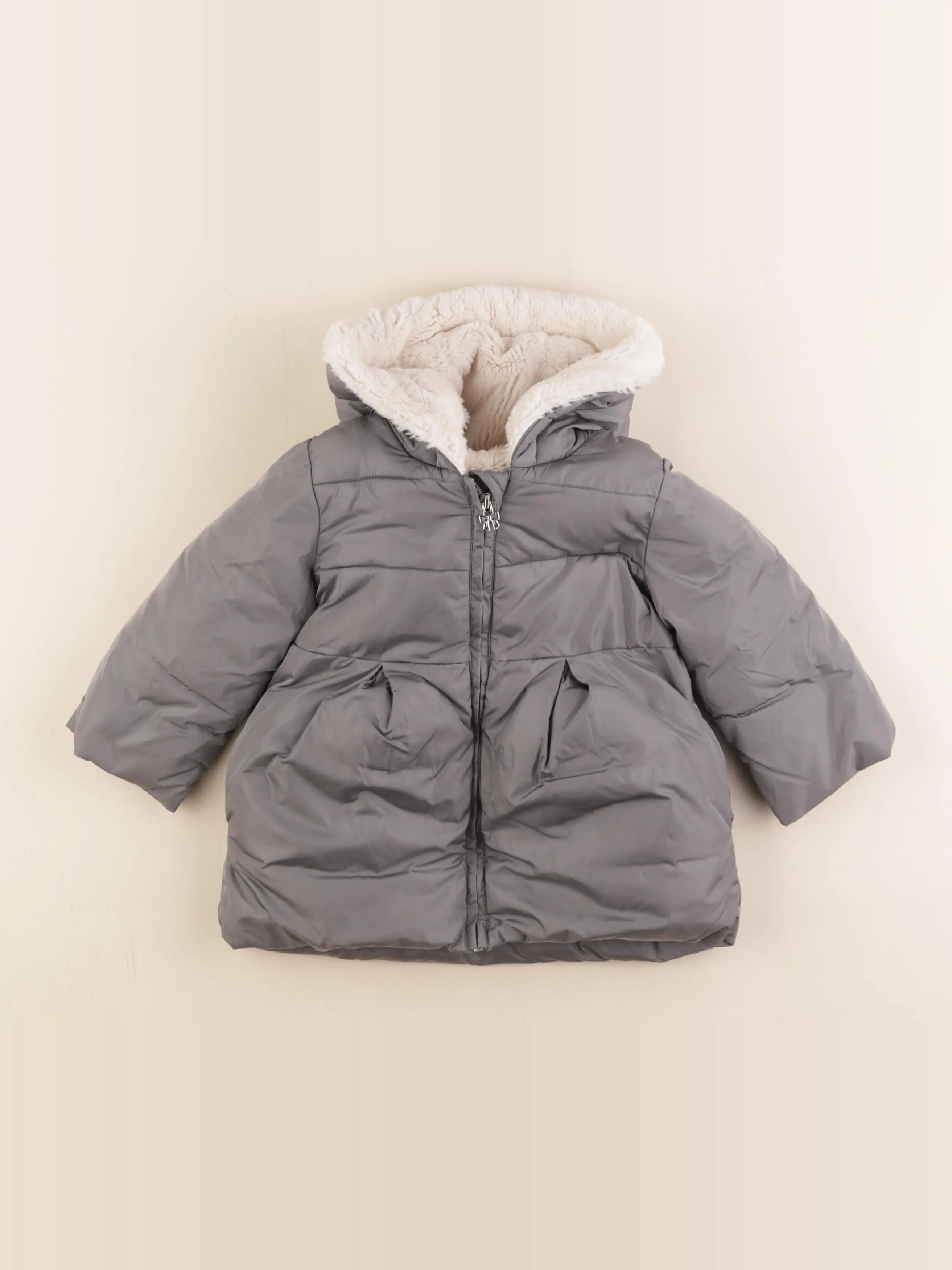 Jacadi - parka gris - 18 mois