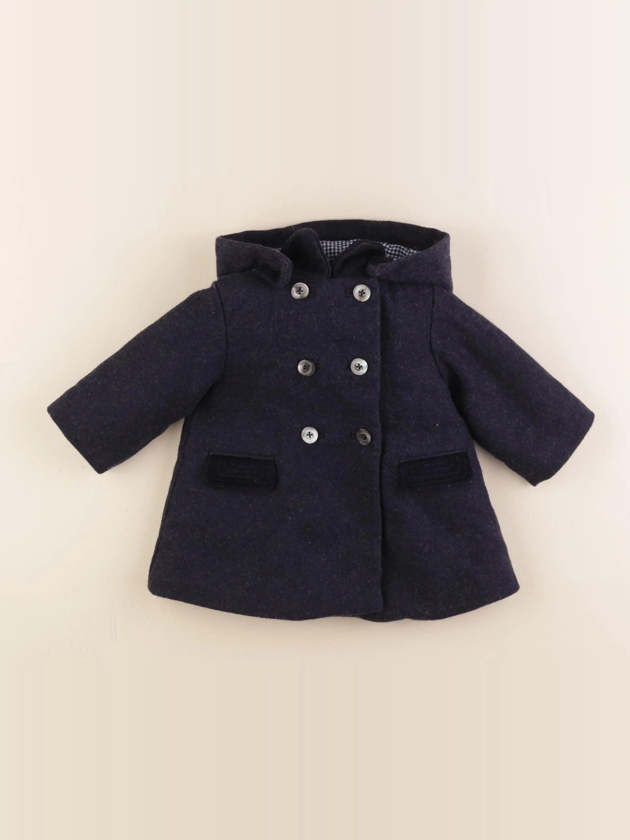 Jacadi - manteau bleu - 6 mois