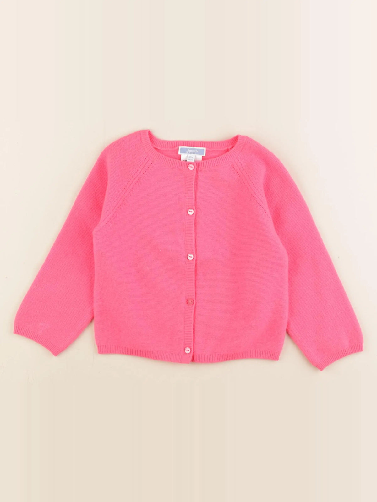 Jacadi - gilet rose fluo - 36 mois