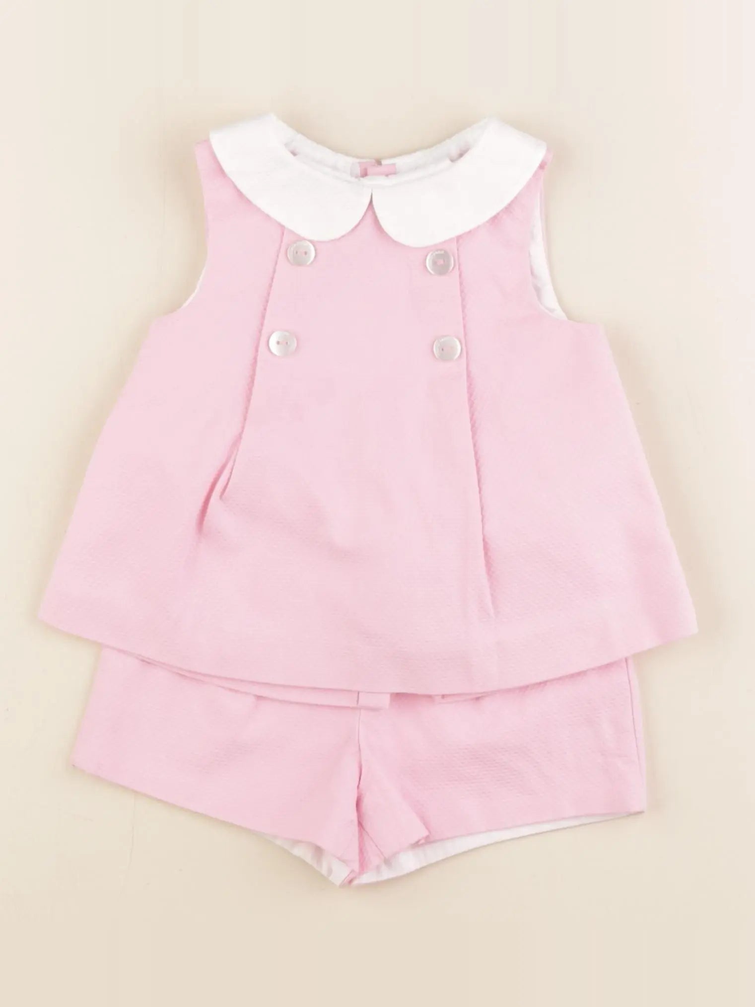 Jacadi - ensemble rose - 12 mois