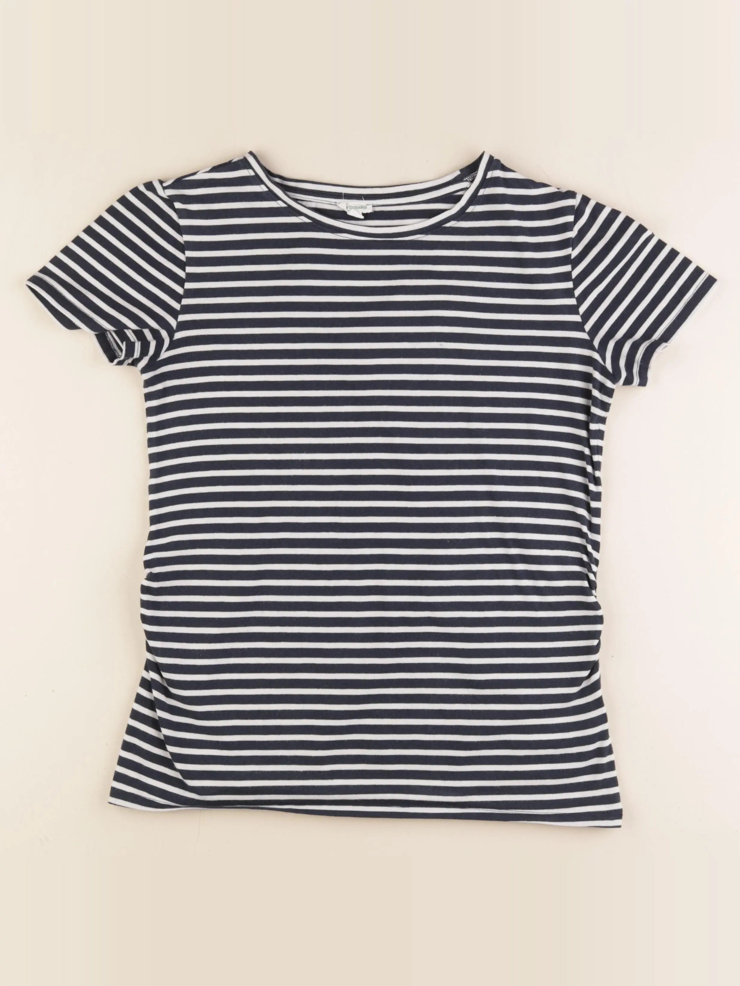 Vertbaudet - tee-shirt grossesse blanc, bleu - 38 à 40