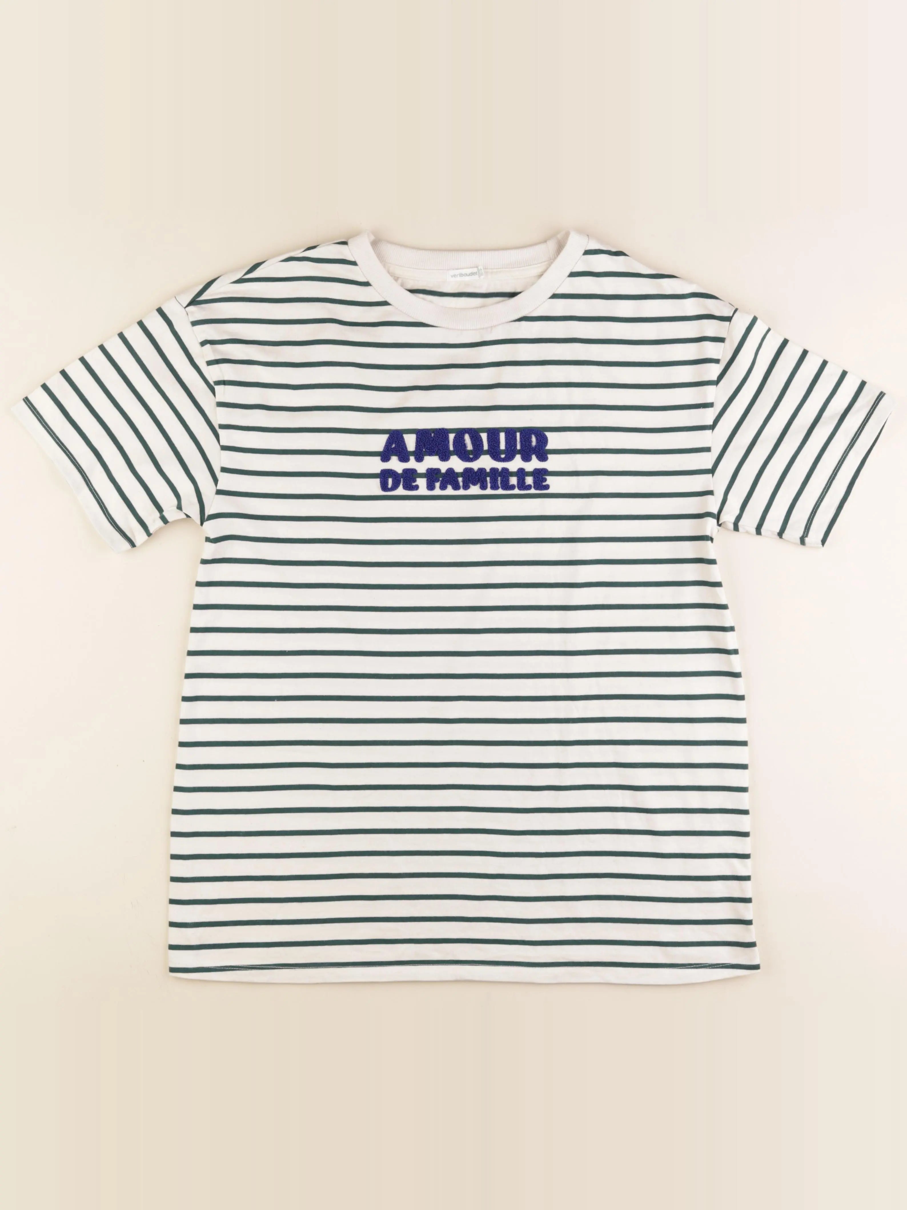 Vertbaudet - tee-shirt grossesse beige, vert - 34 à 36