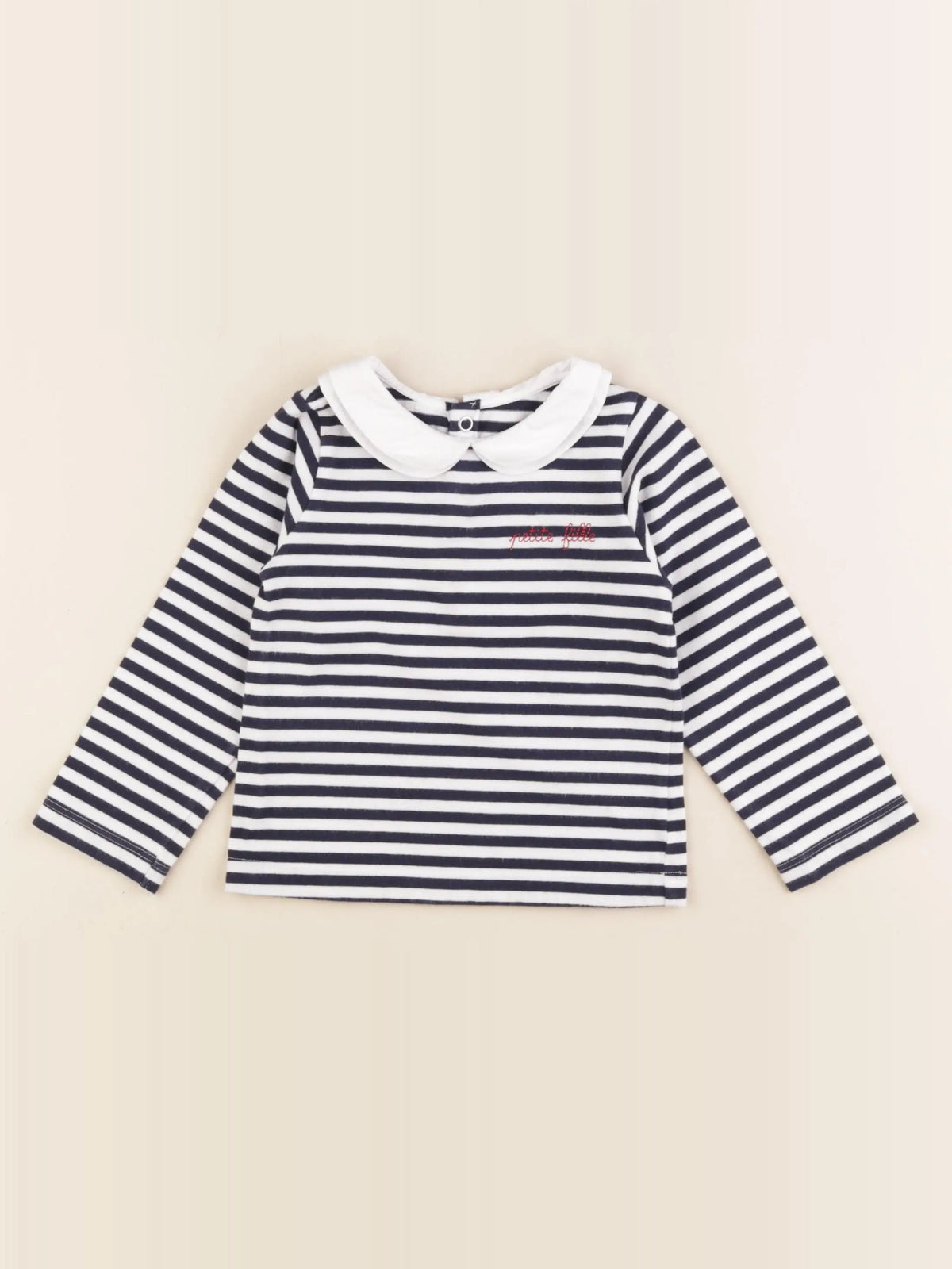 Jacadi - tee-shirt blanc, bleu - 24 mois