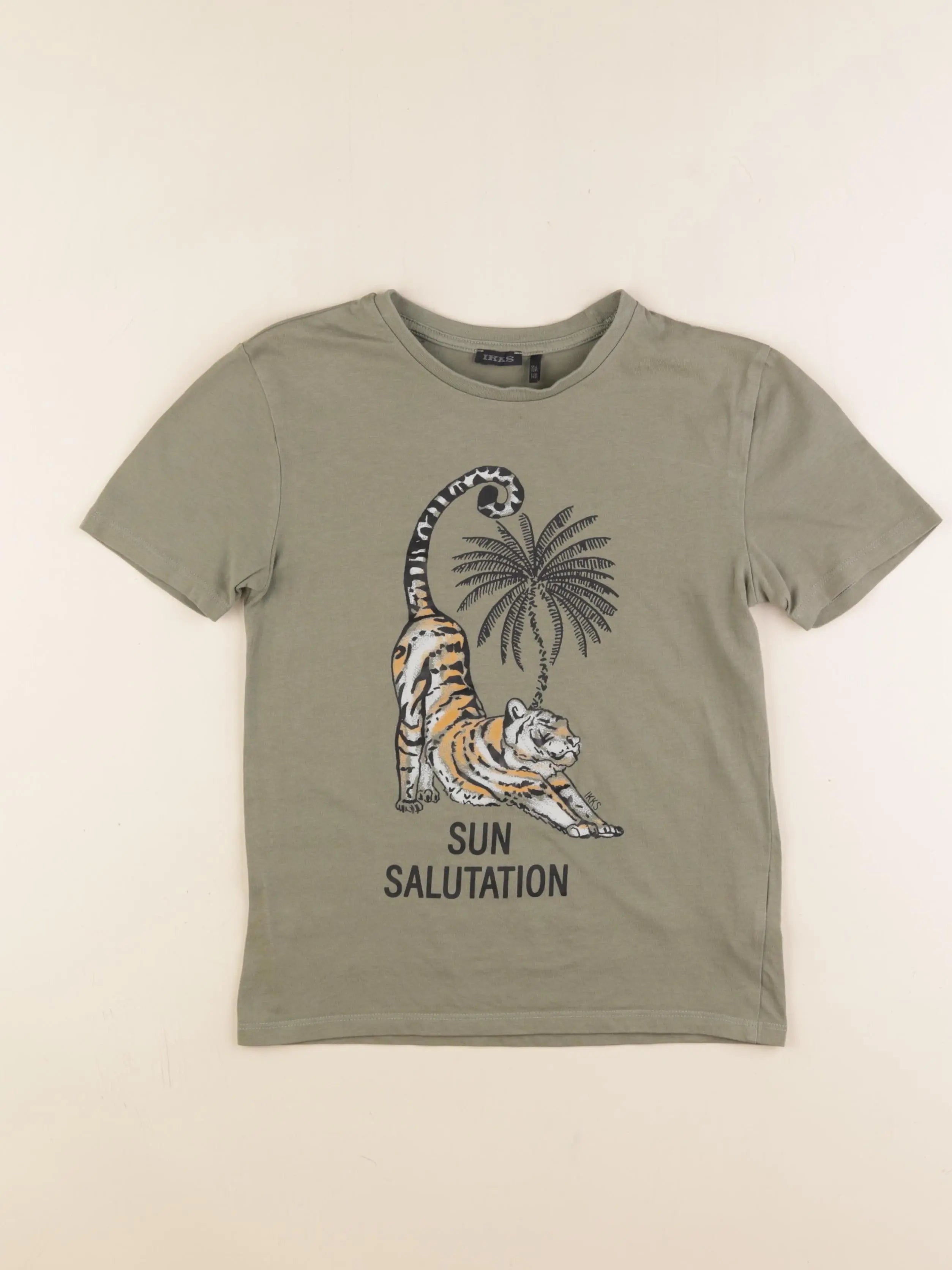 IKKS - tee-shirt vert - 10 ans