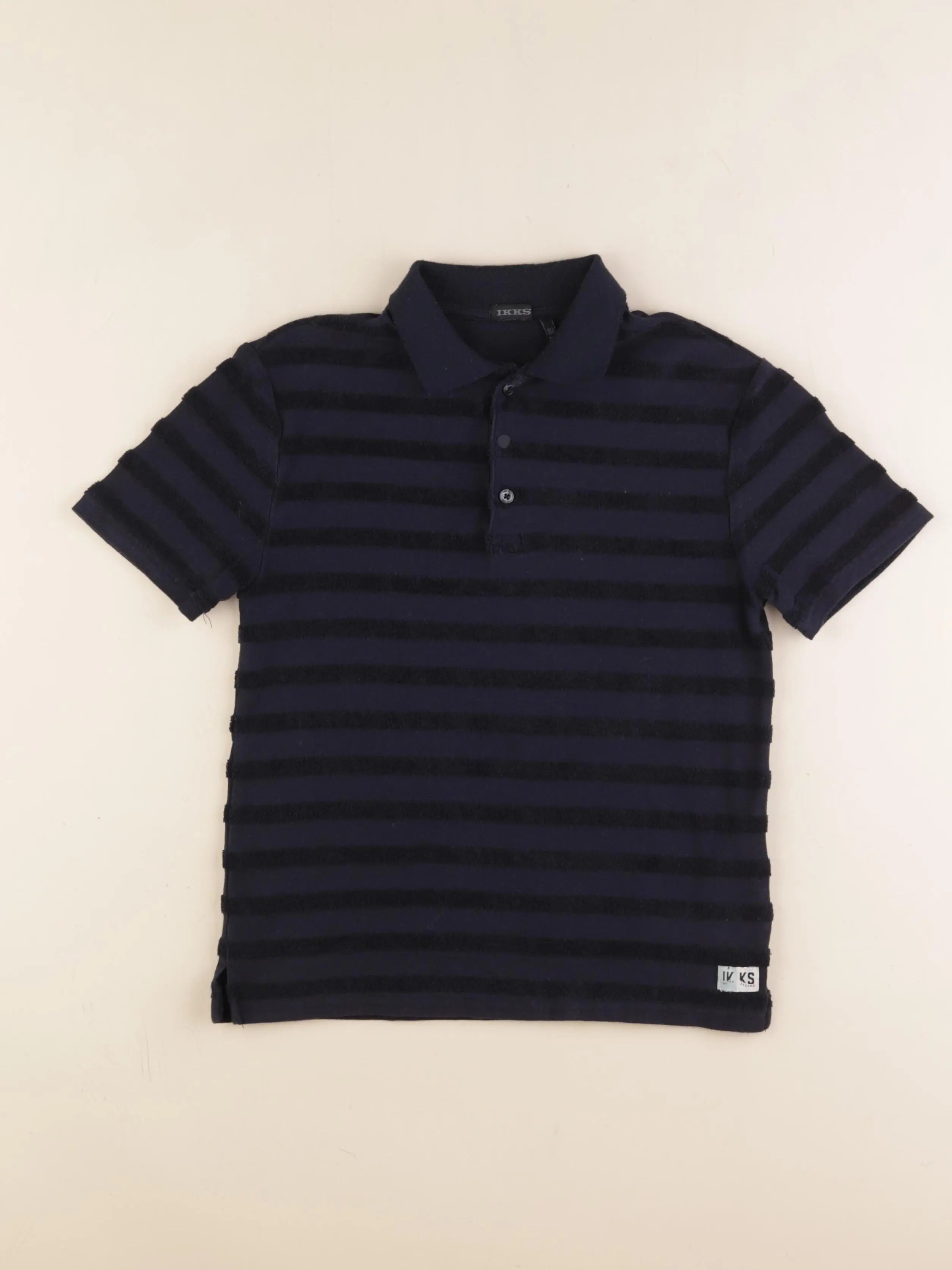 IKKS - polo bleu - 10 ans