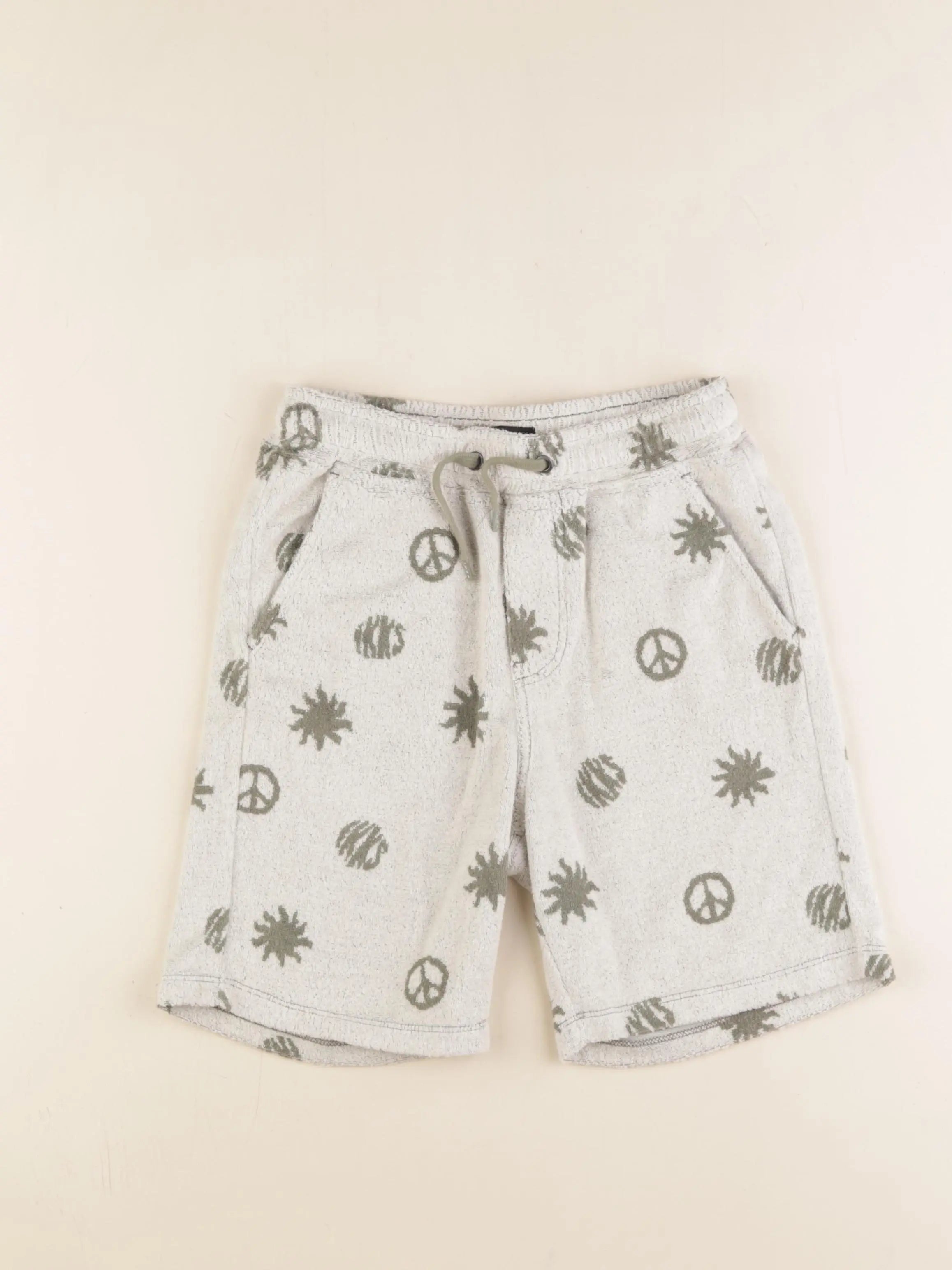 IKKS - short beige, vert - 10 ans