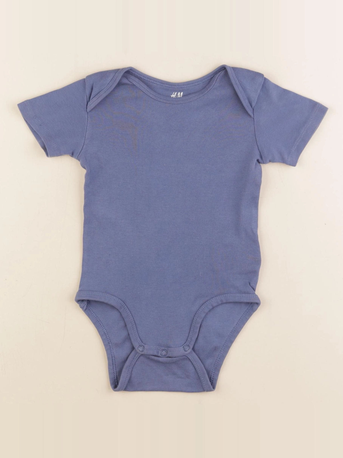 H&M - body bleu - 12/18 mois