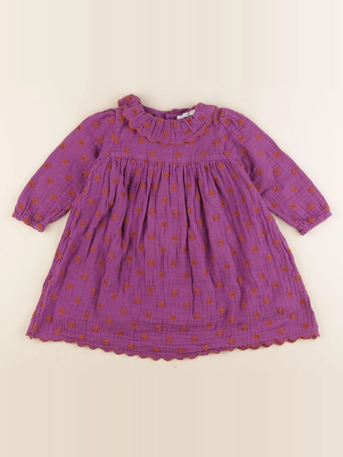 Boutchou - robe violet - 24 mois