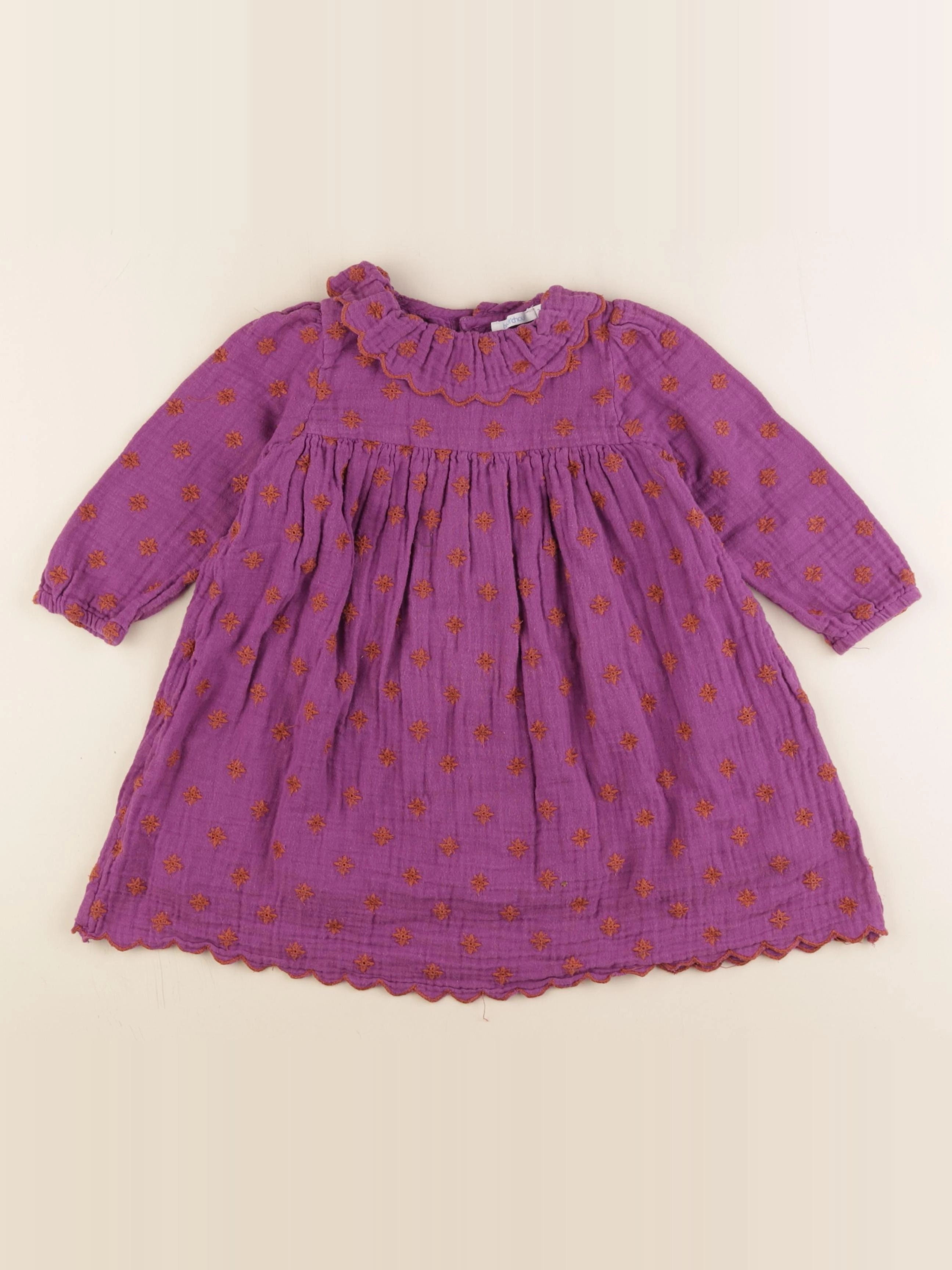 Boutchou - robe violet - 24 mois