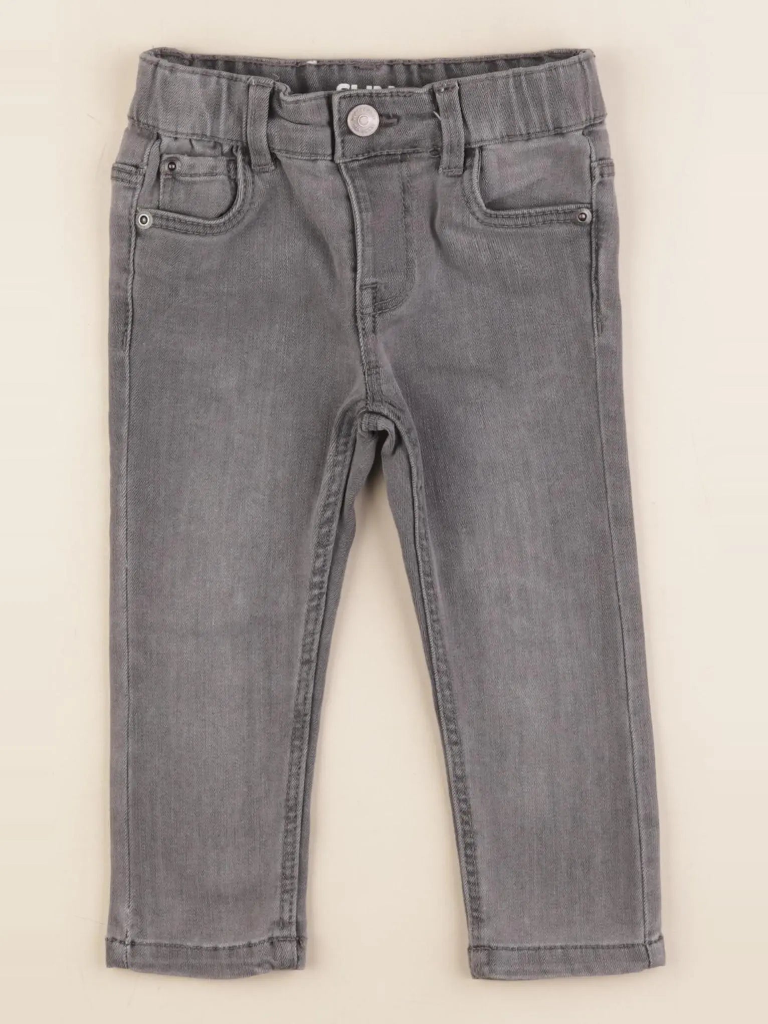 Vertbaudet - jean gris - 2 ans
