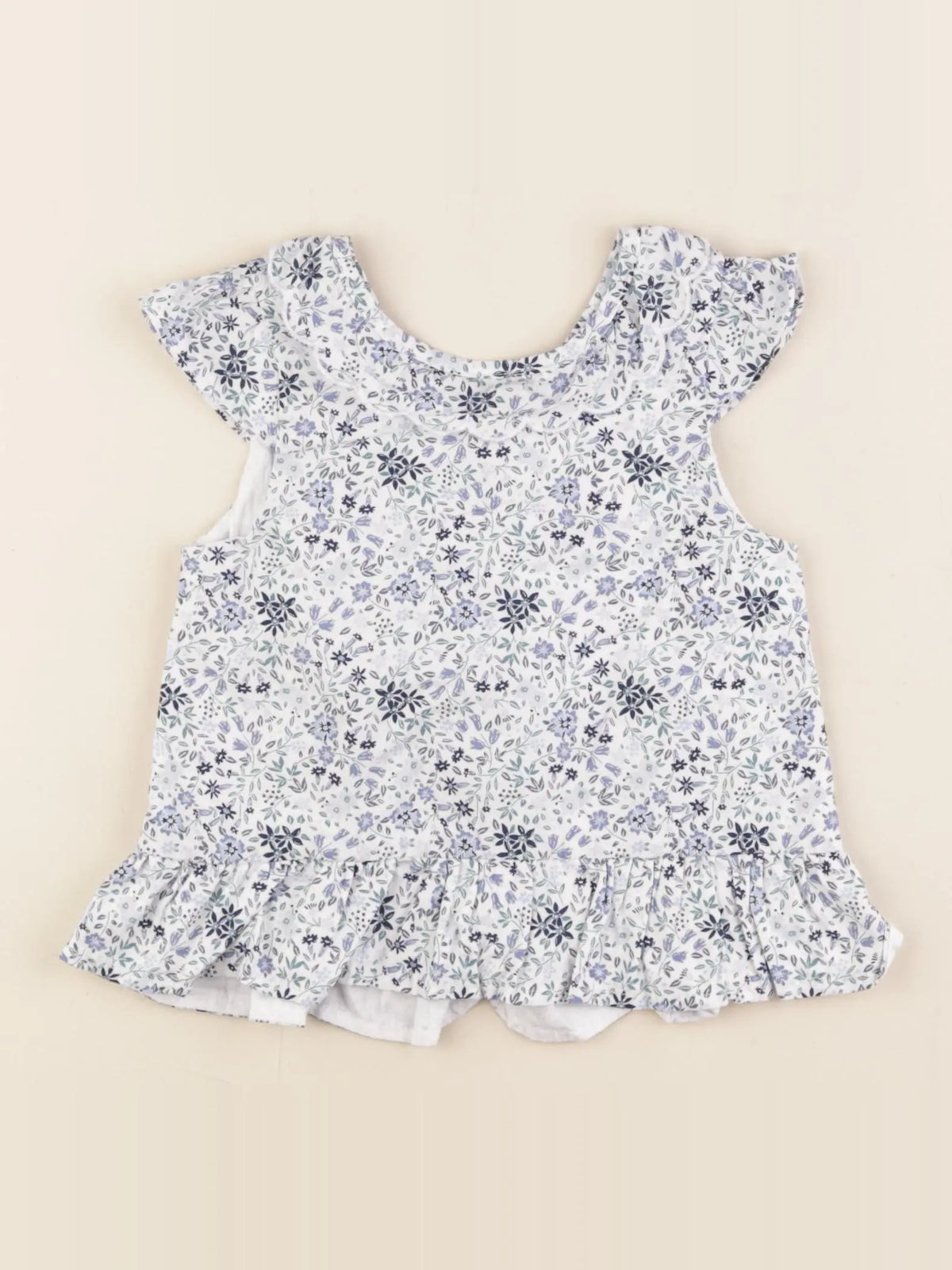 Vertbaudet - blouse bleu - 18 mois