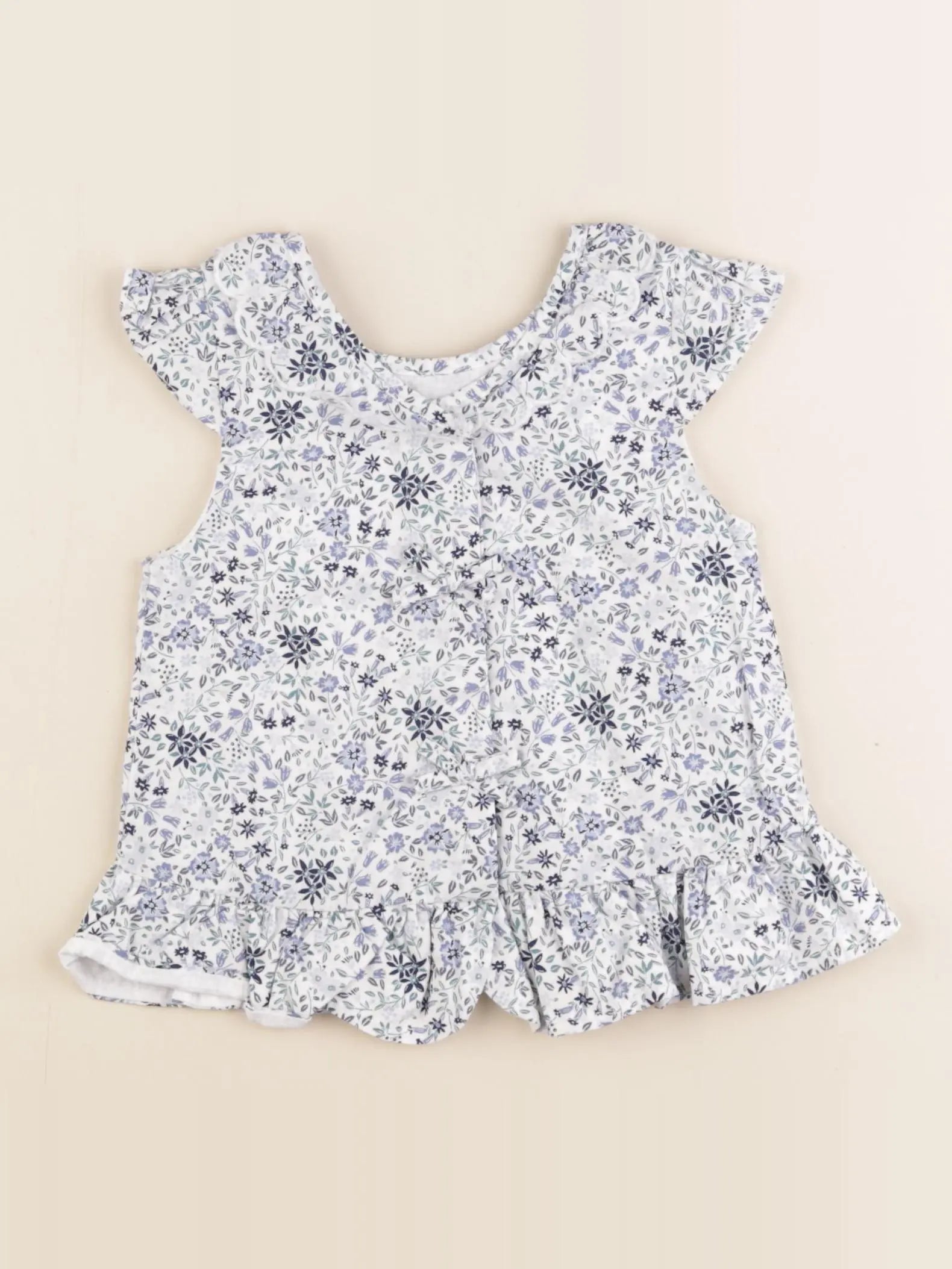 Vertbaudet - blouse bleu - 18 mois