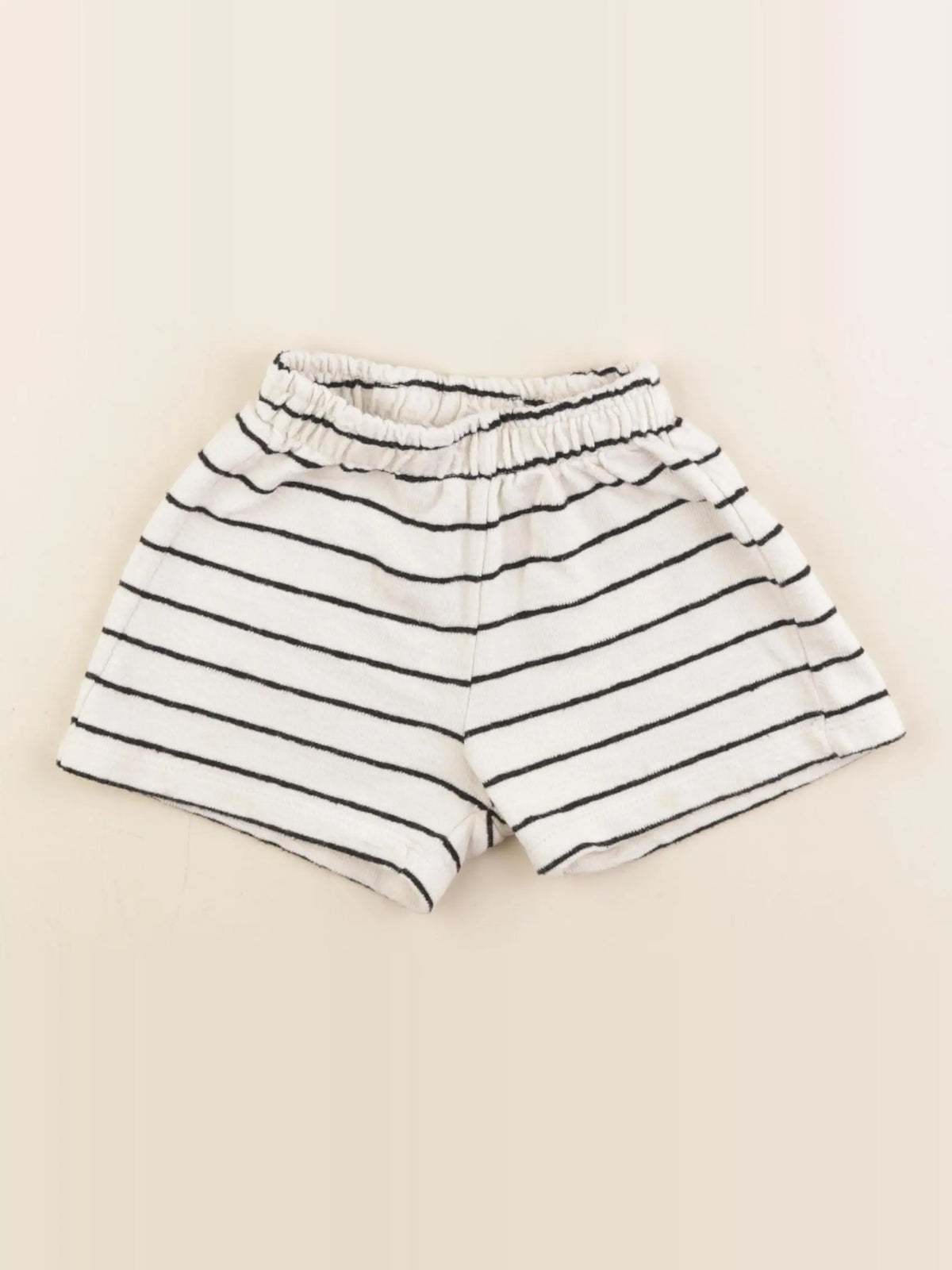 Zara - short beige, noir - 2 ans