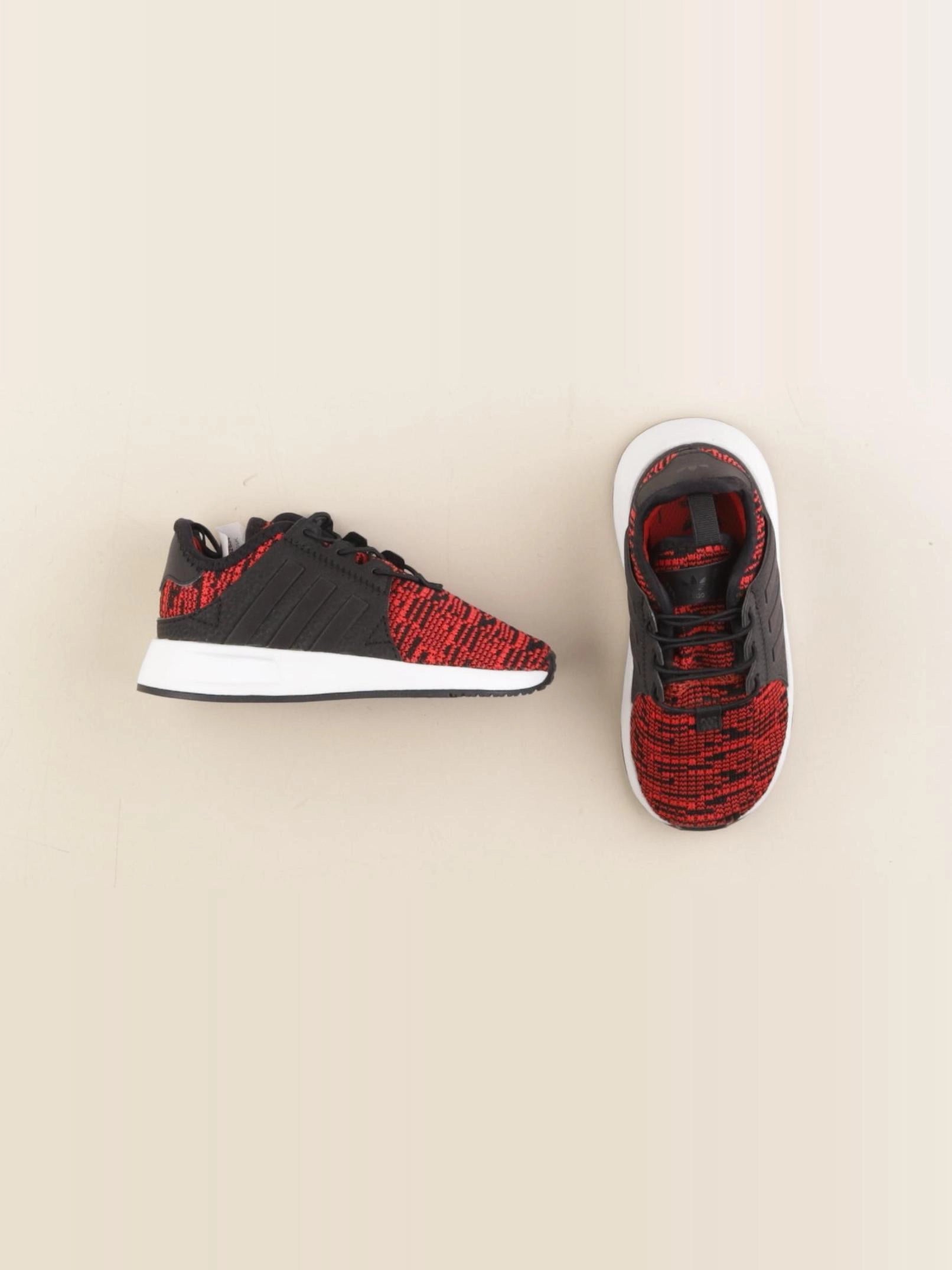 Adidas - baskets noir, rouge - pointure 25
