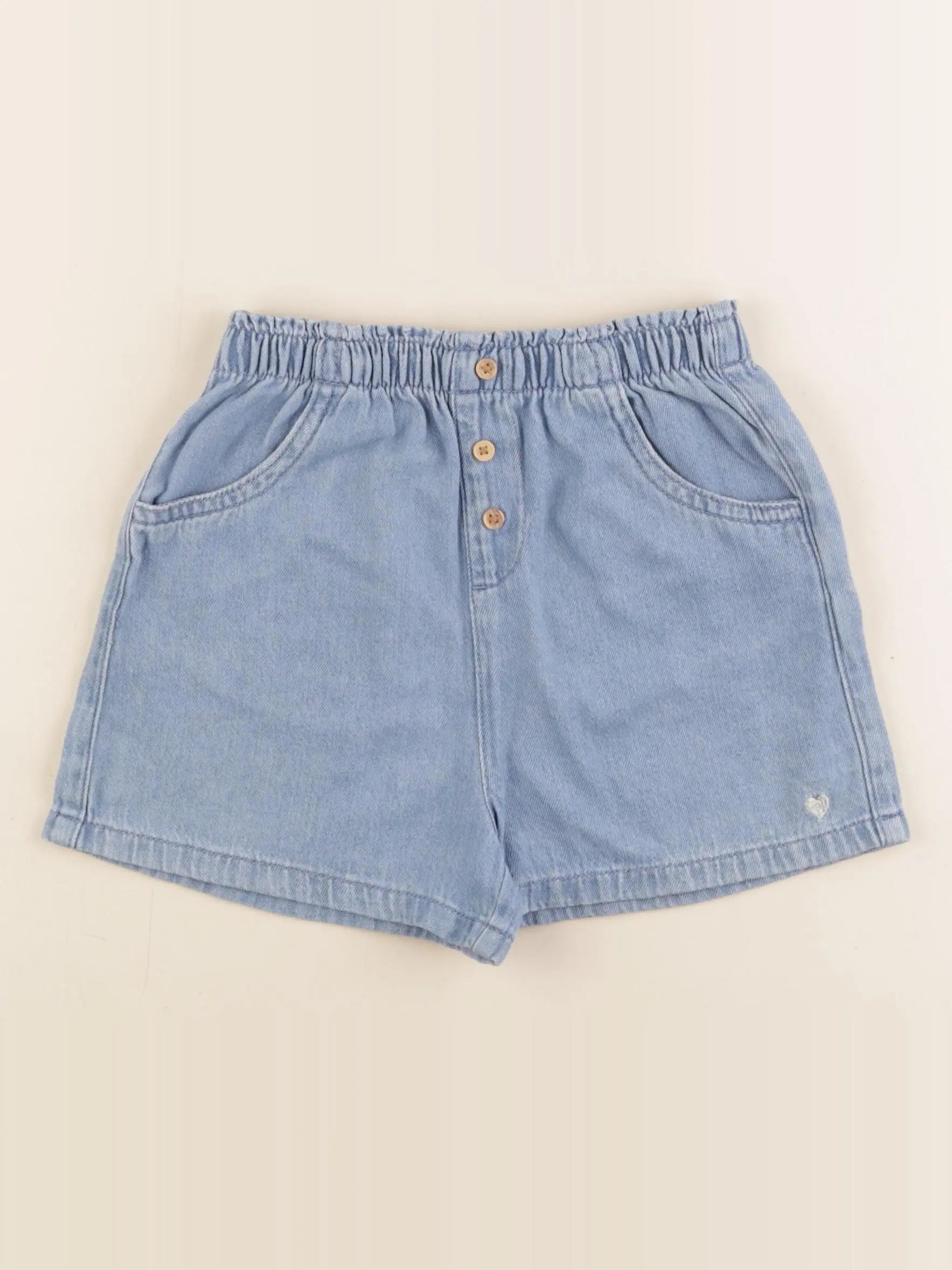 Vertbaudet - short bleu - 7 ans