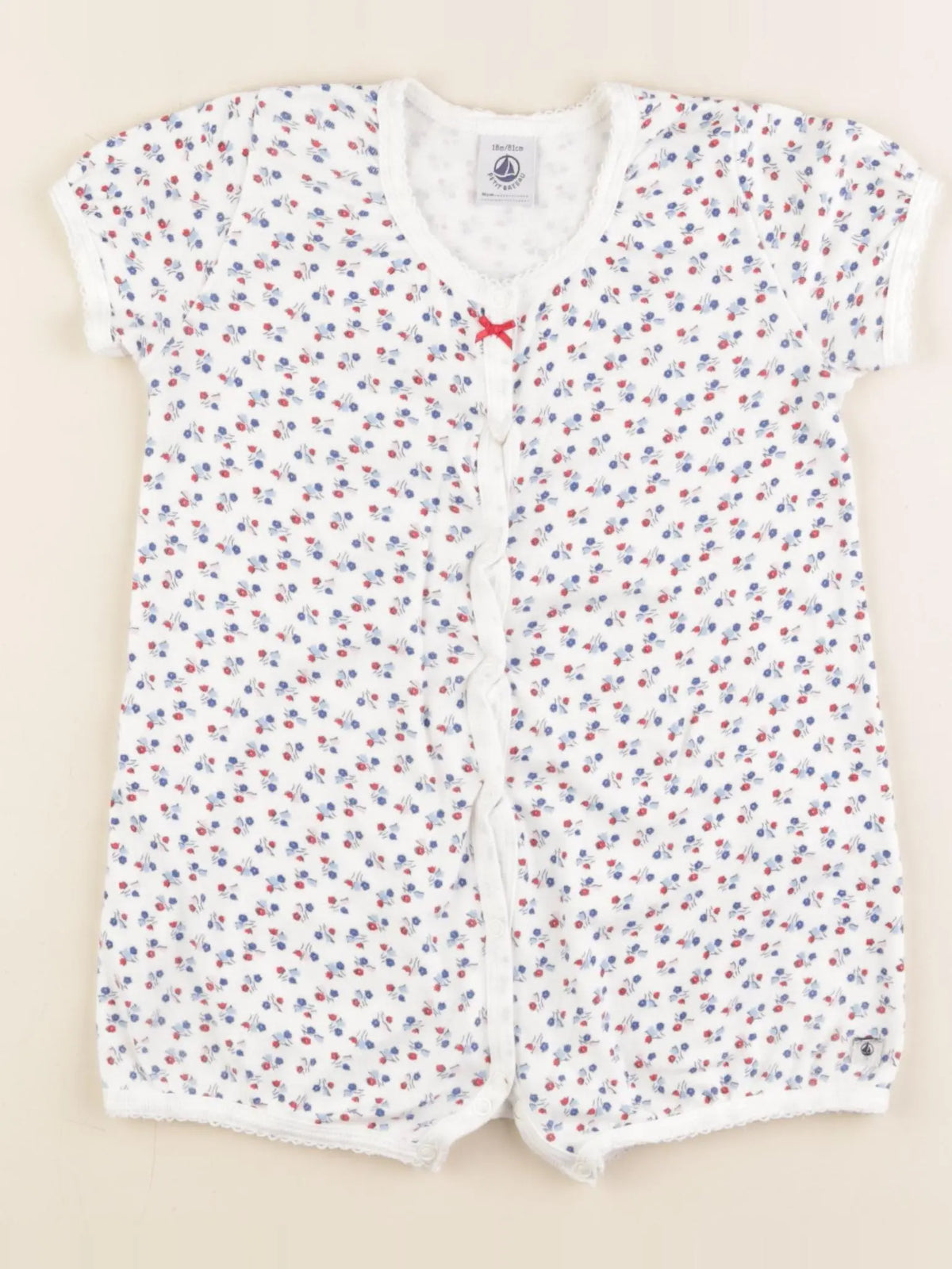 Petit Bateau - pyjama coton multicolore - 18 mois