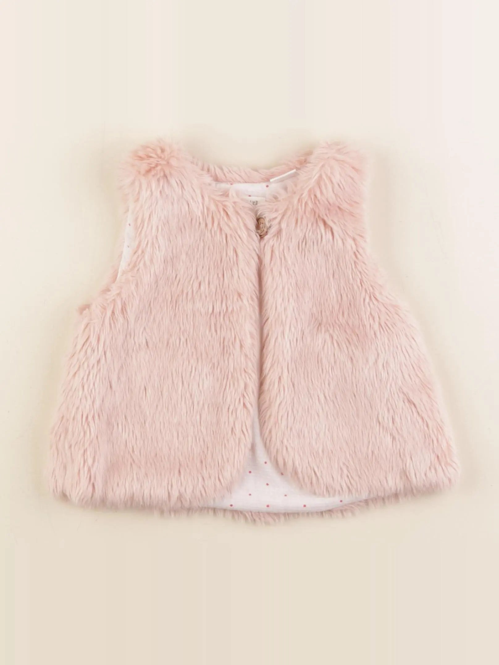 Zara - gilet rose - 12/18 mois