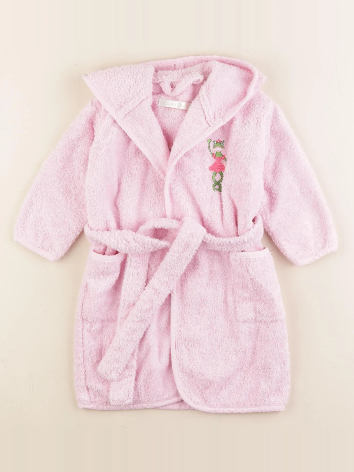 Zara - peignoir rose - 1 an à 2 ans