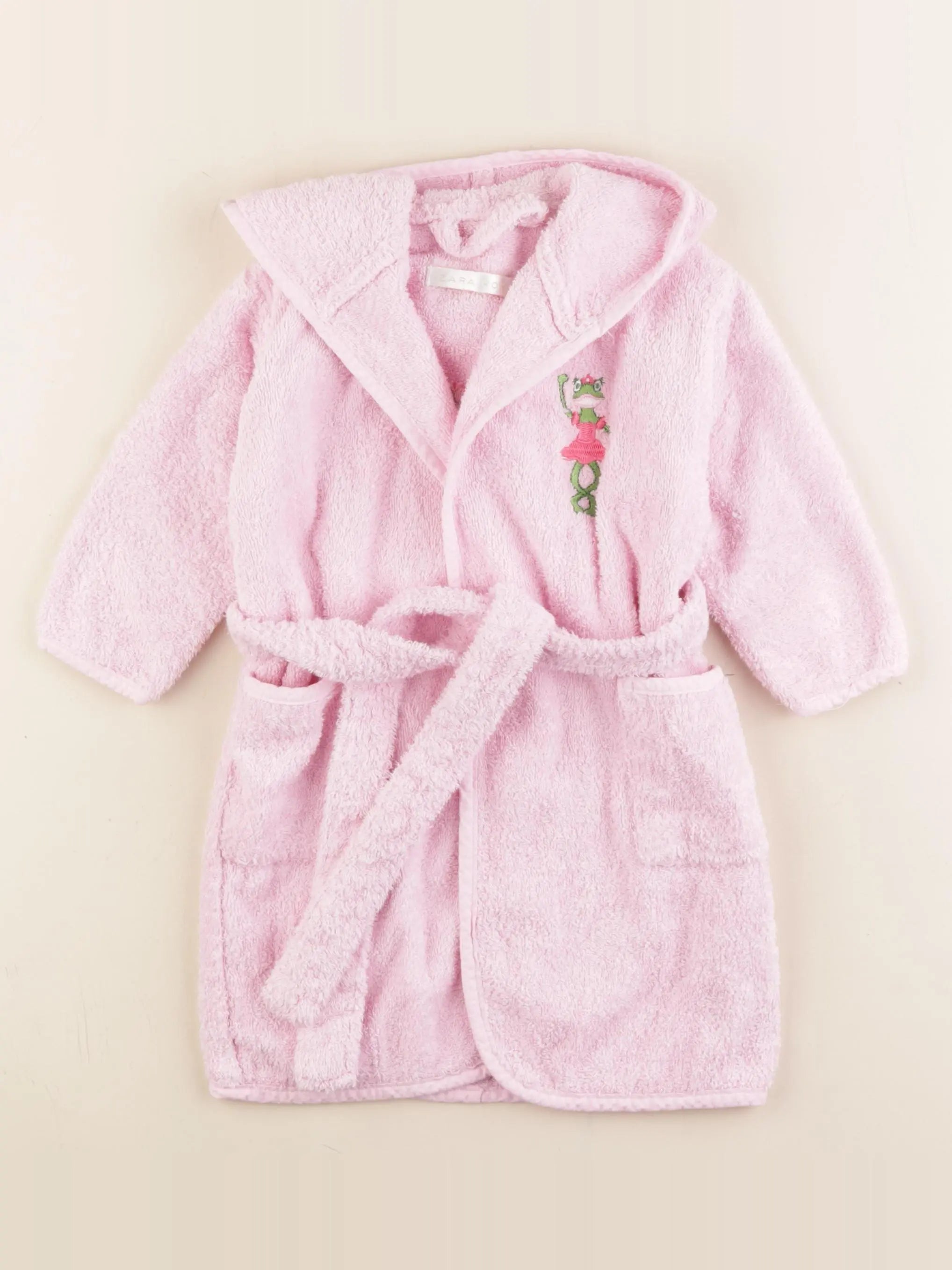 Zara - peignoir rose - 1 an à 2 ans