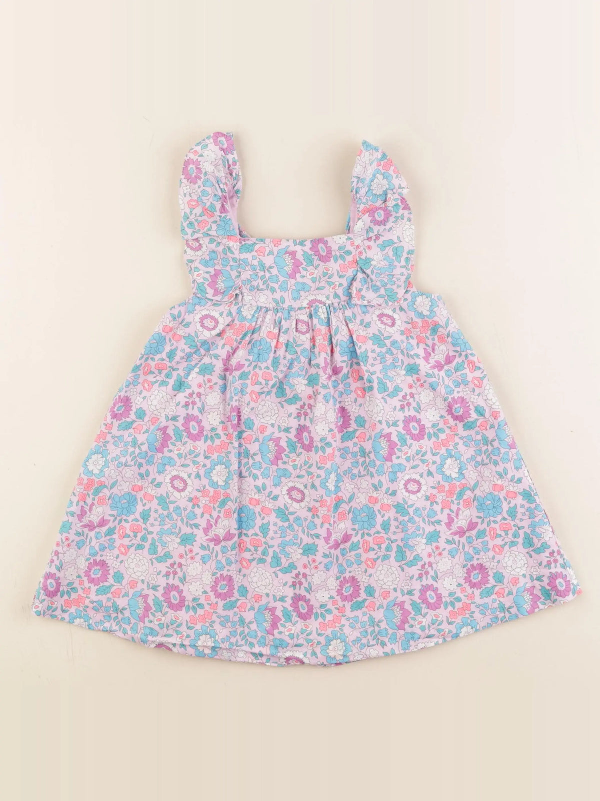 Jacadi - robe liberty multicolore - 18 mois