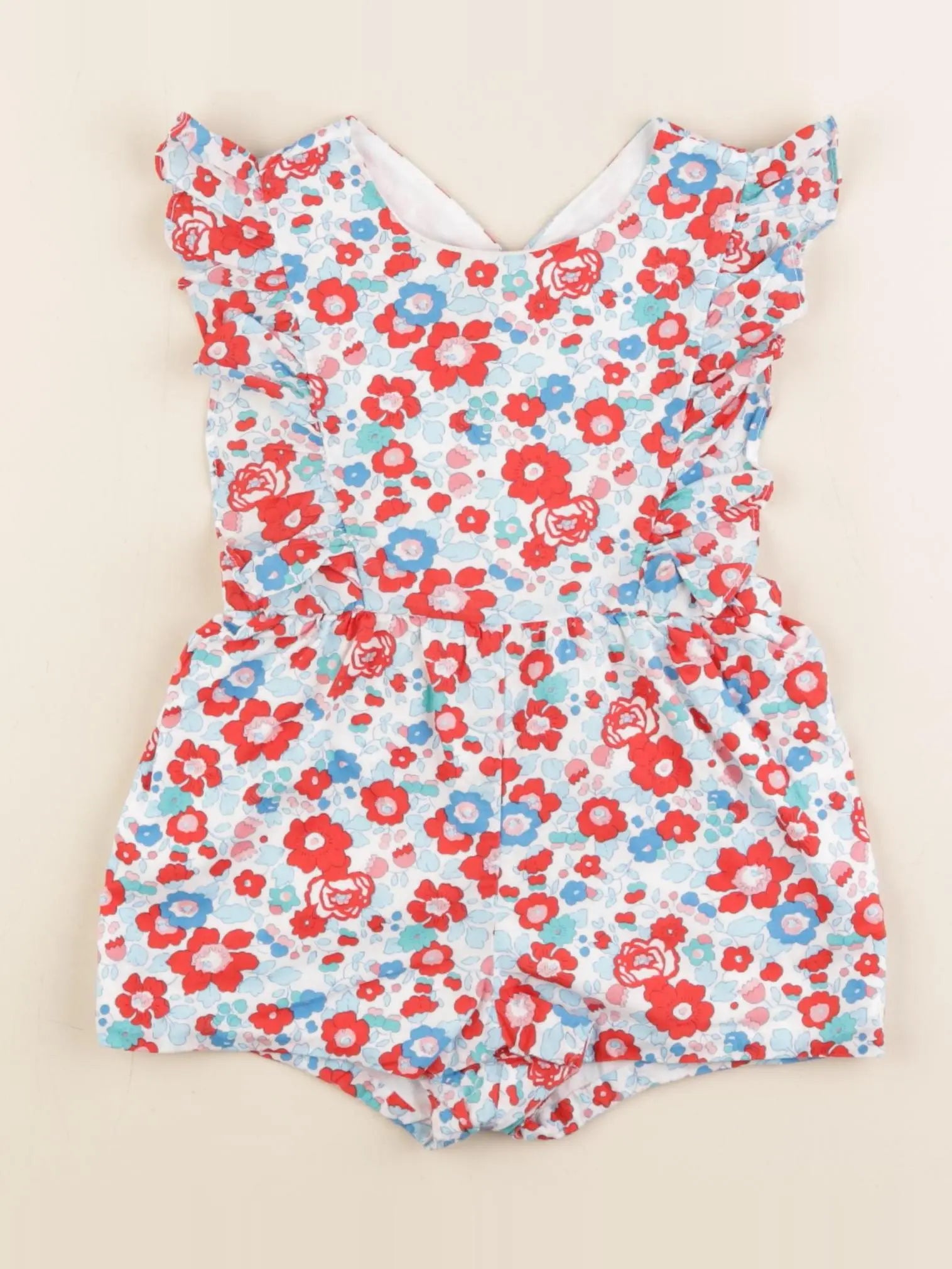 Jacadi - combinaison liberty multicolore - 18 mois