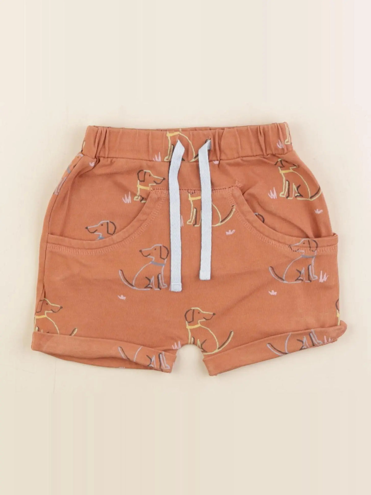 Boutchou - short orange - 12 mois