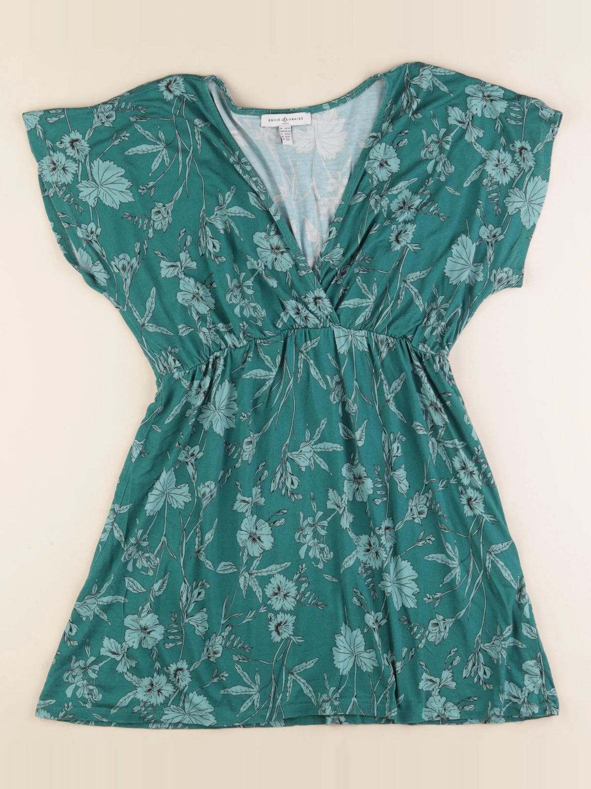 Envie de fraise - tee-shirt allaitement vert - 38 à 40