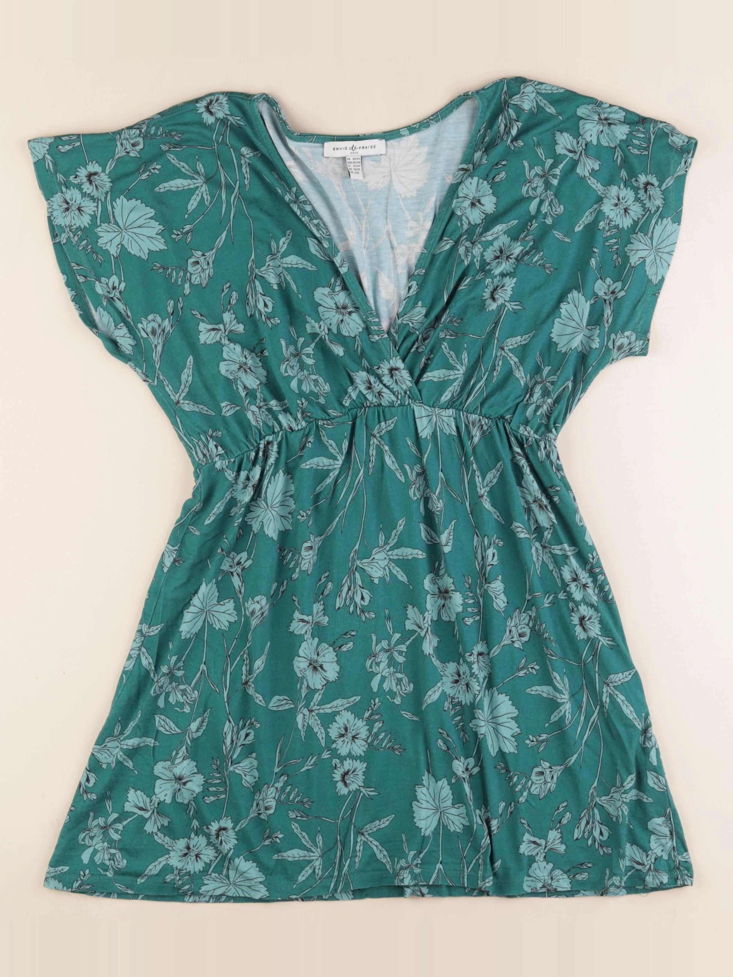 Envie de fraise - tee-shirt allaitement vert - 38 à 40