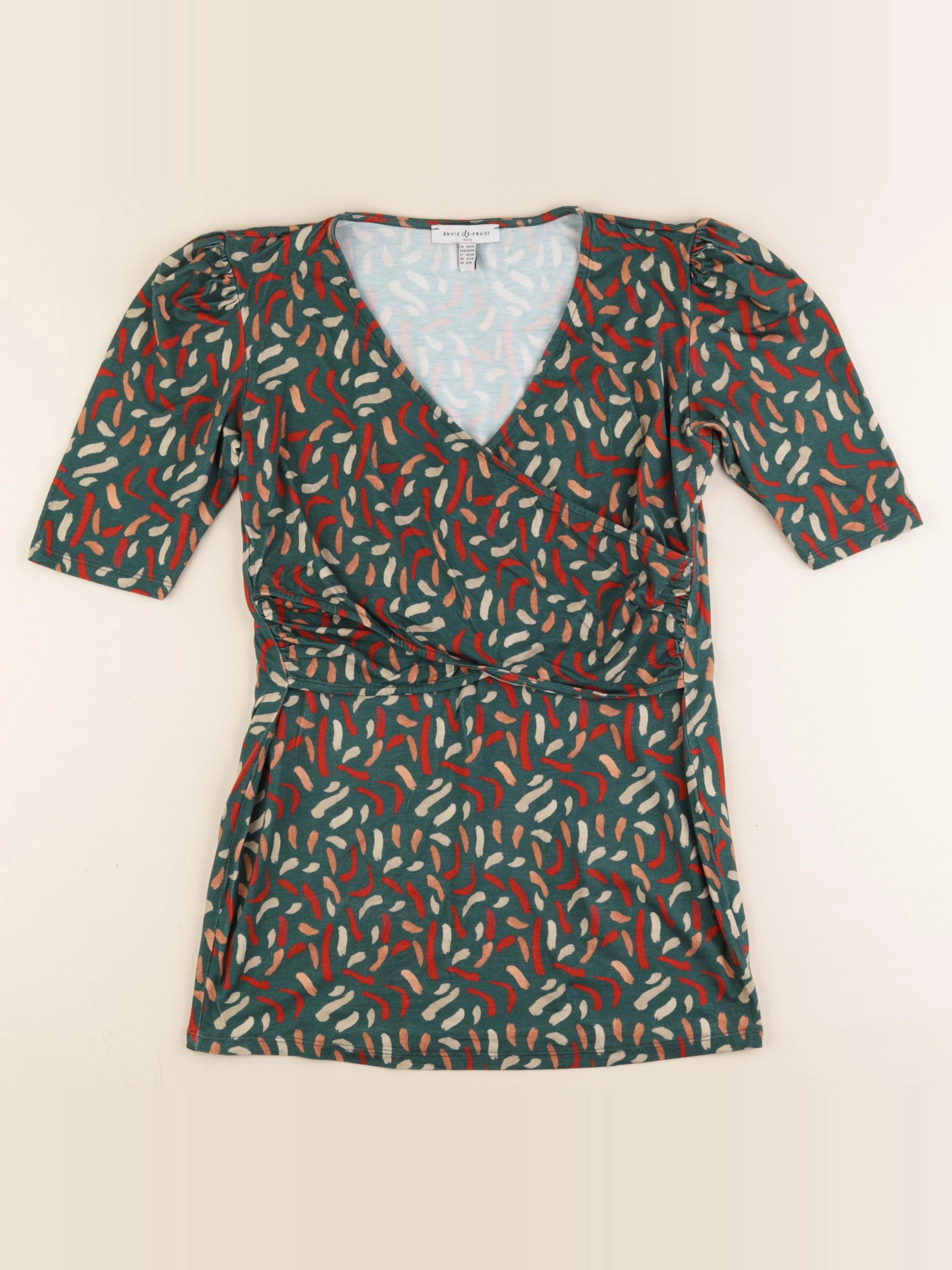 Envie de fraise - tee-shirt allaitement multicolore - 40 à 42