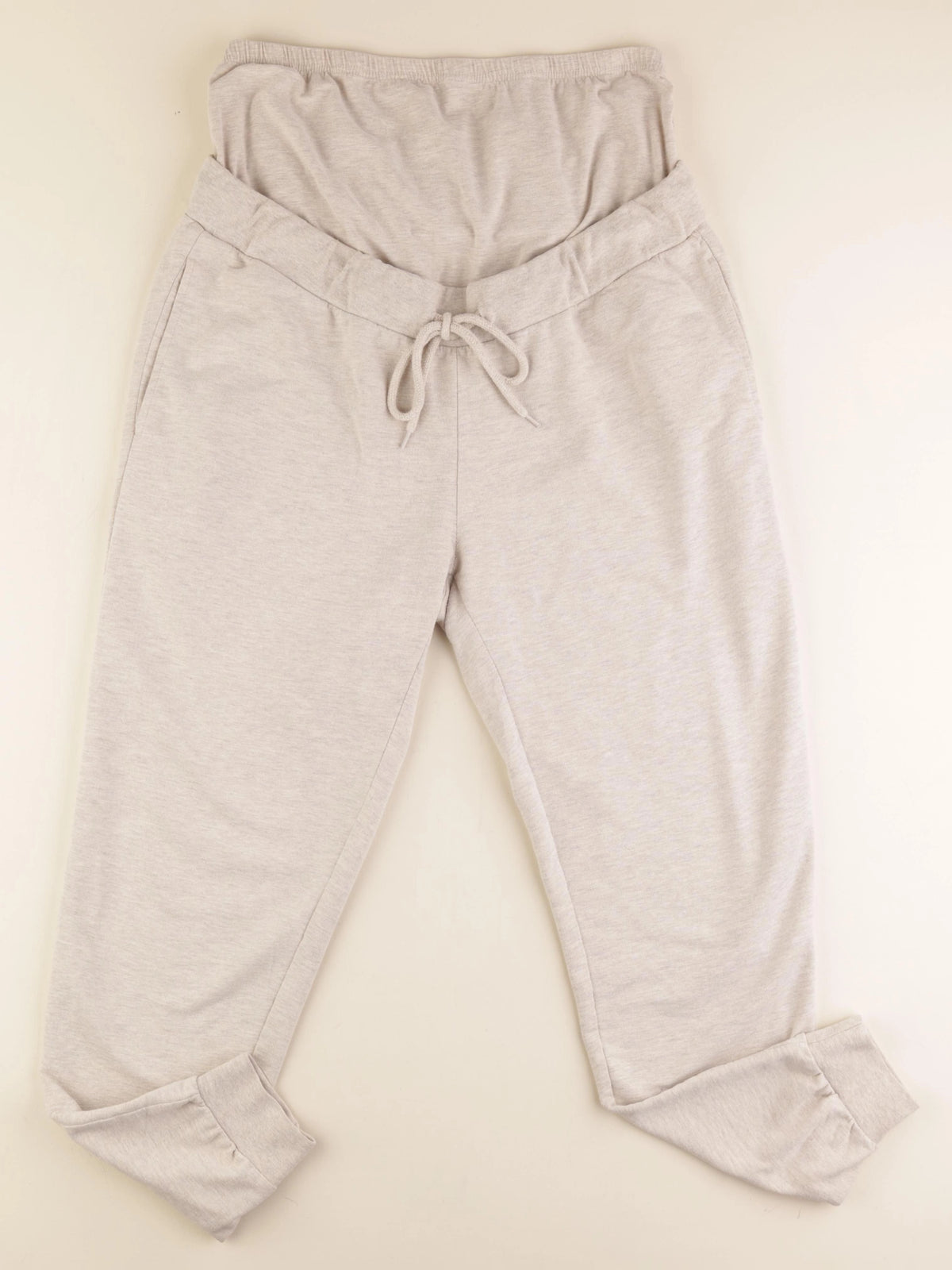 Anna Field - jogging grossesse beige - 48 à 50