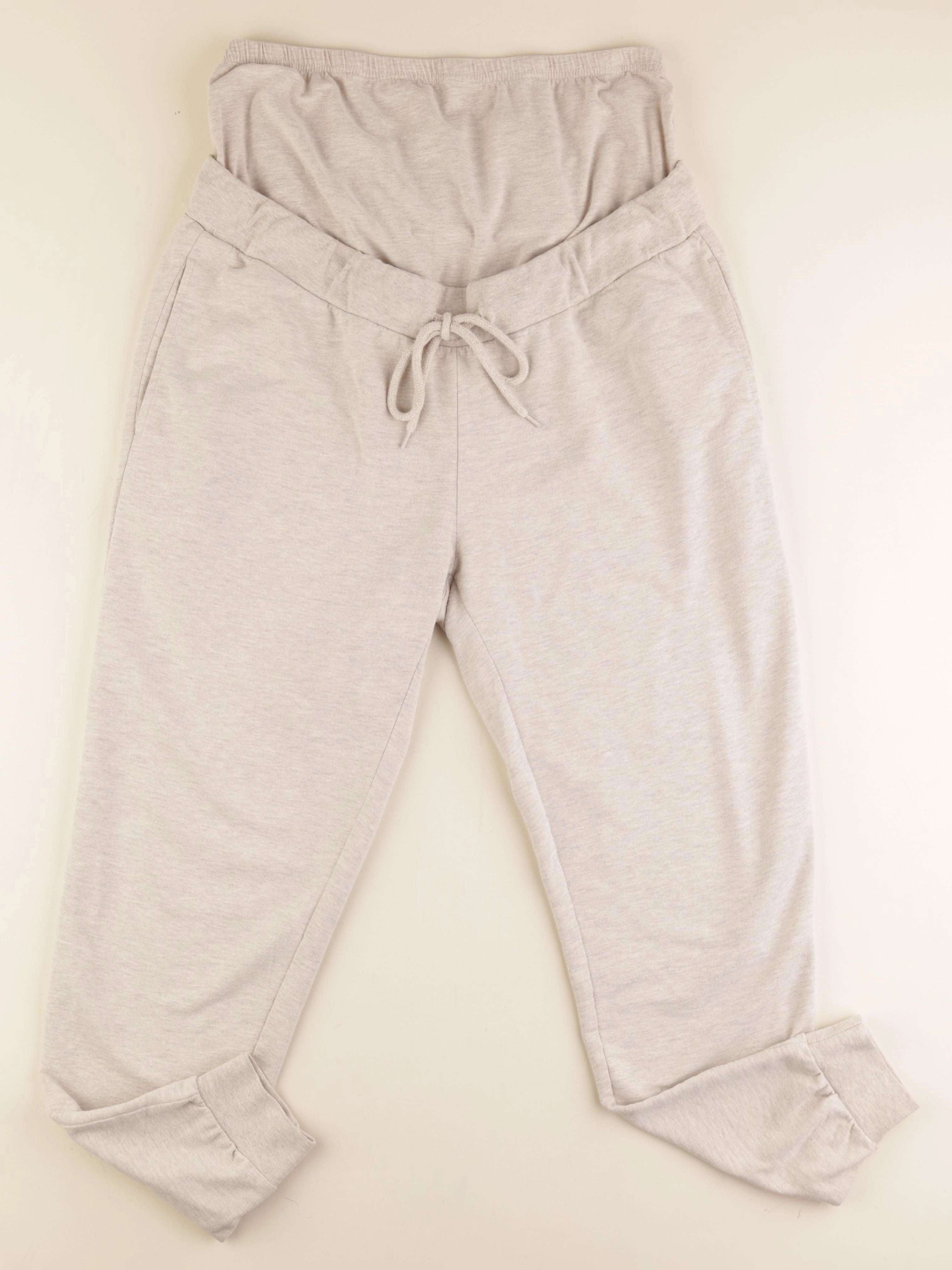 Anna Field - jogging grossesse beige - 48 à 50