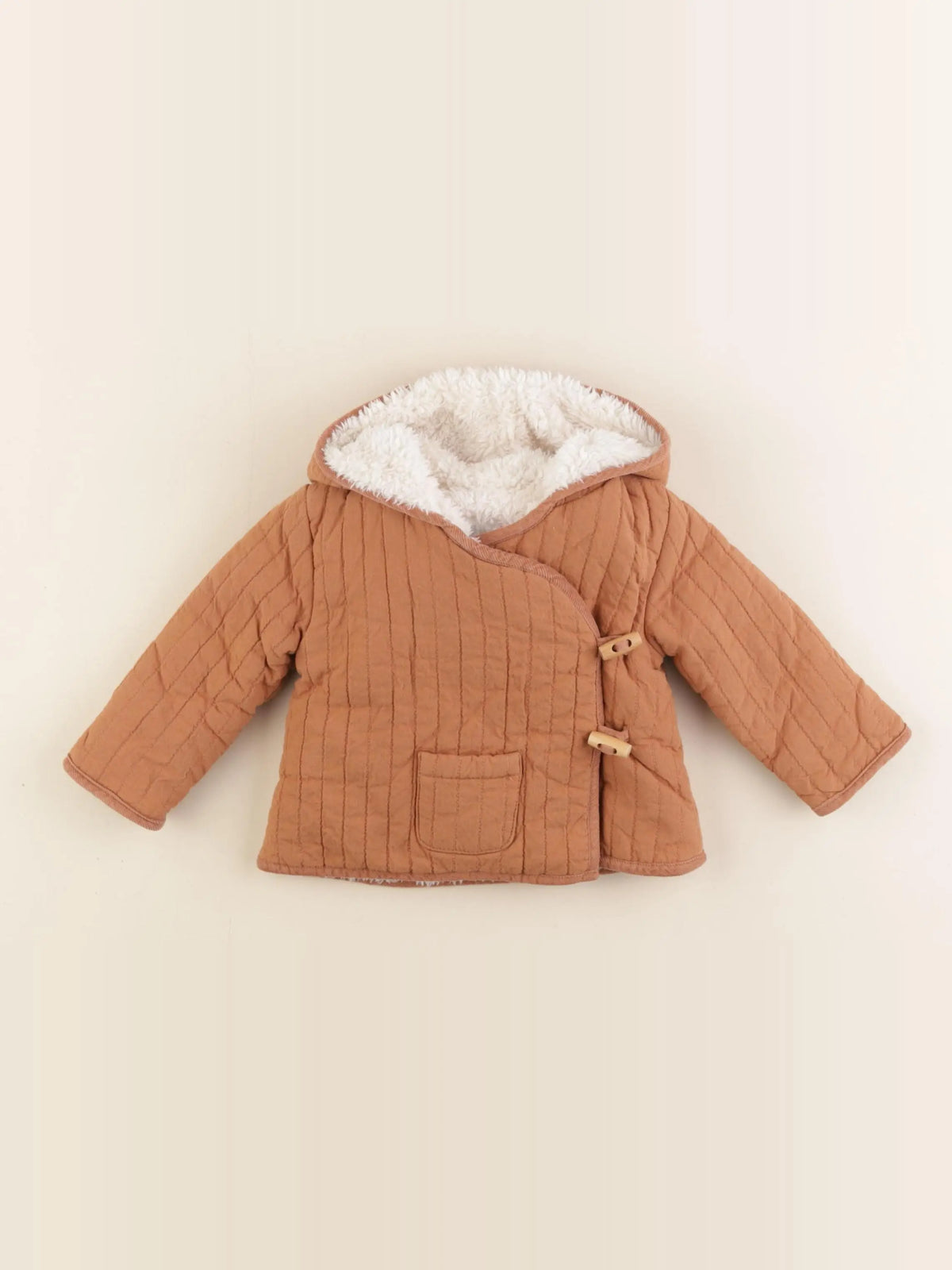 Zara - veste marron - 3/6 mois