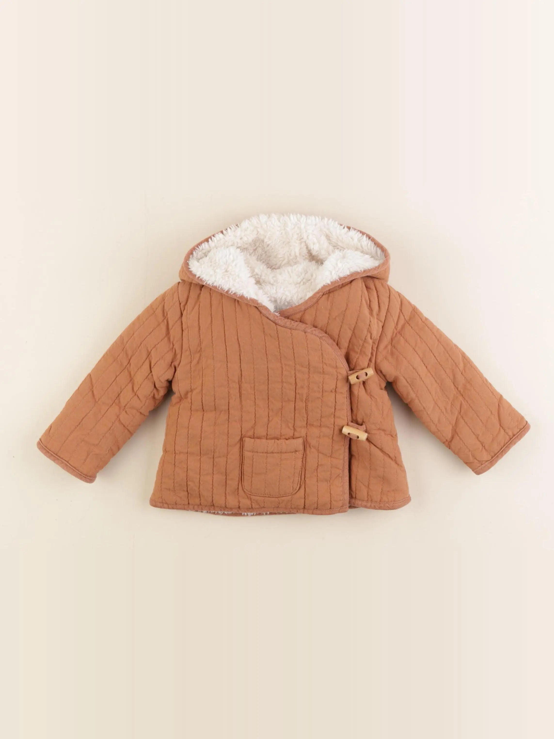 Zara - veste marron - 3/6 mois