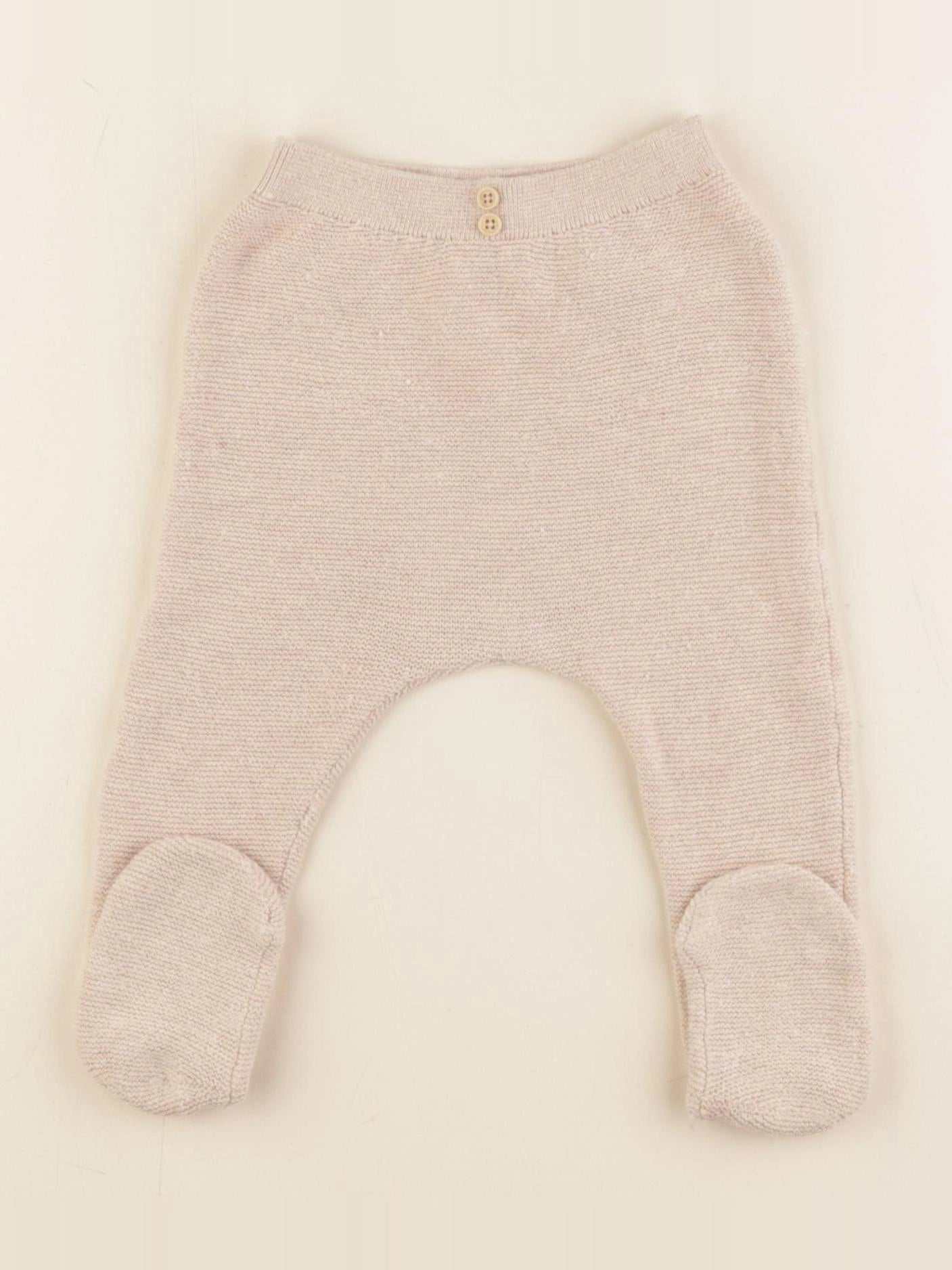 Vertbaudet - legging beige - 9 mois