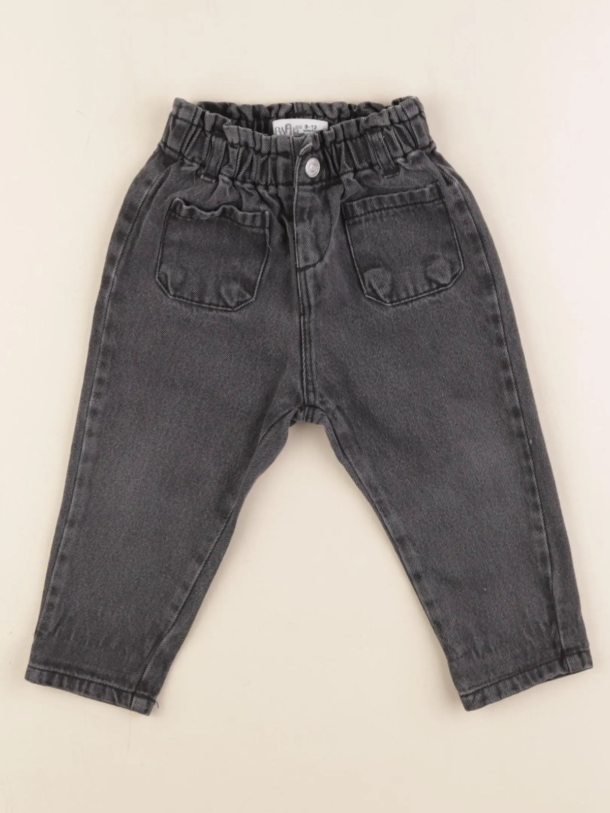 Zara - jean noir - 9/12 mois